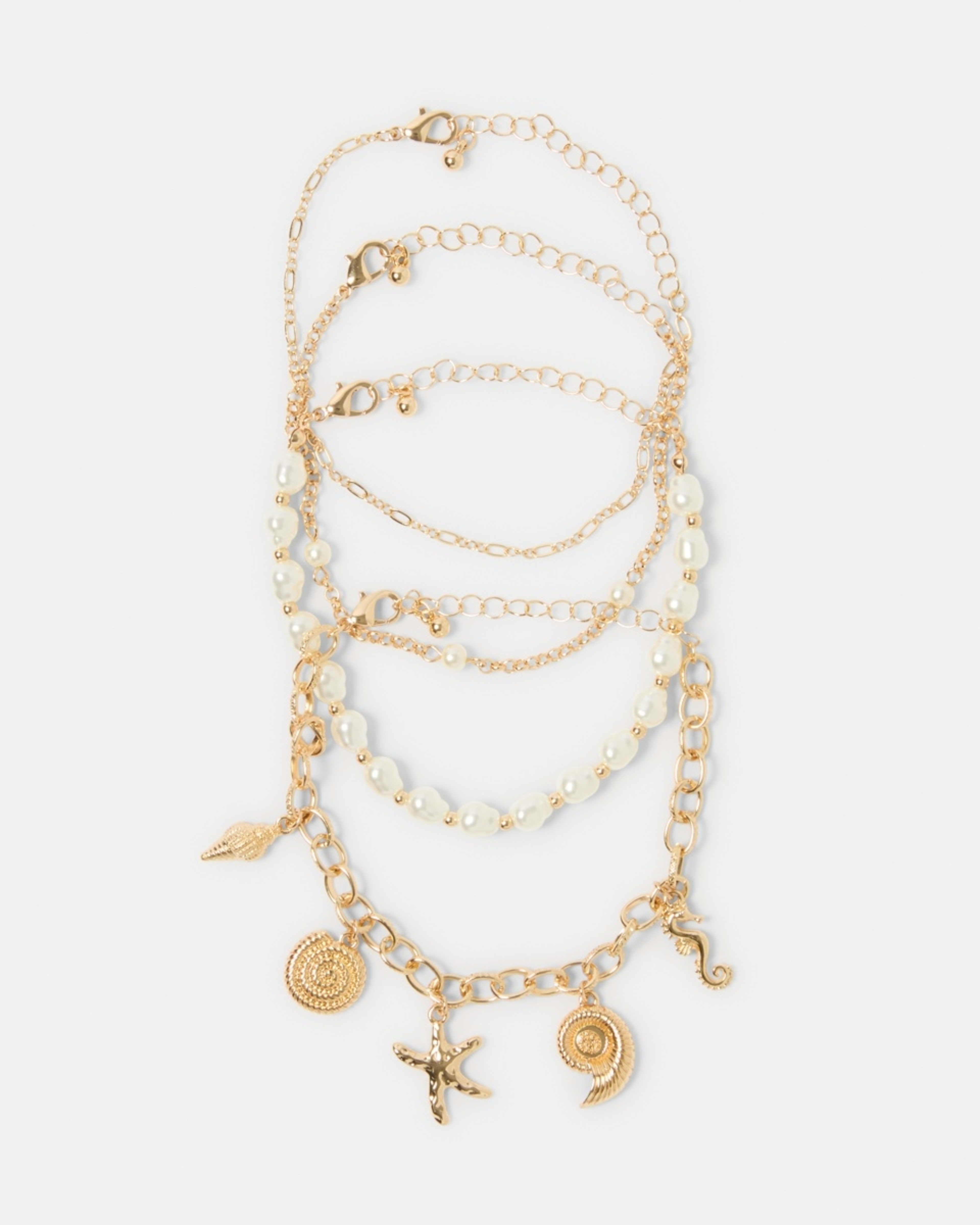 2 Multipack Beach Bracelet - Gold Tone Gold, 2 of 5