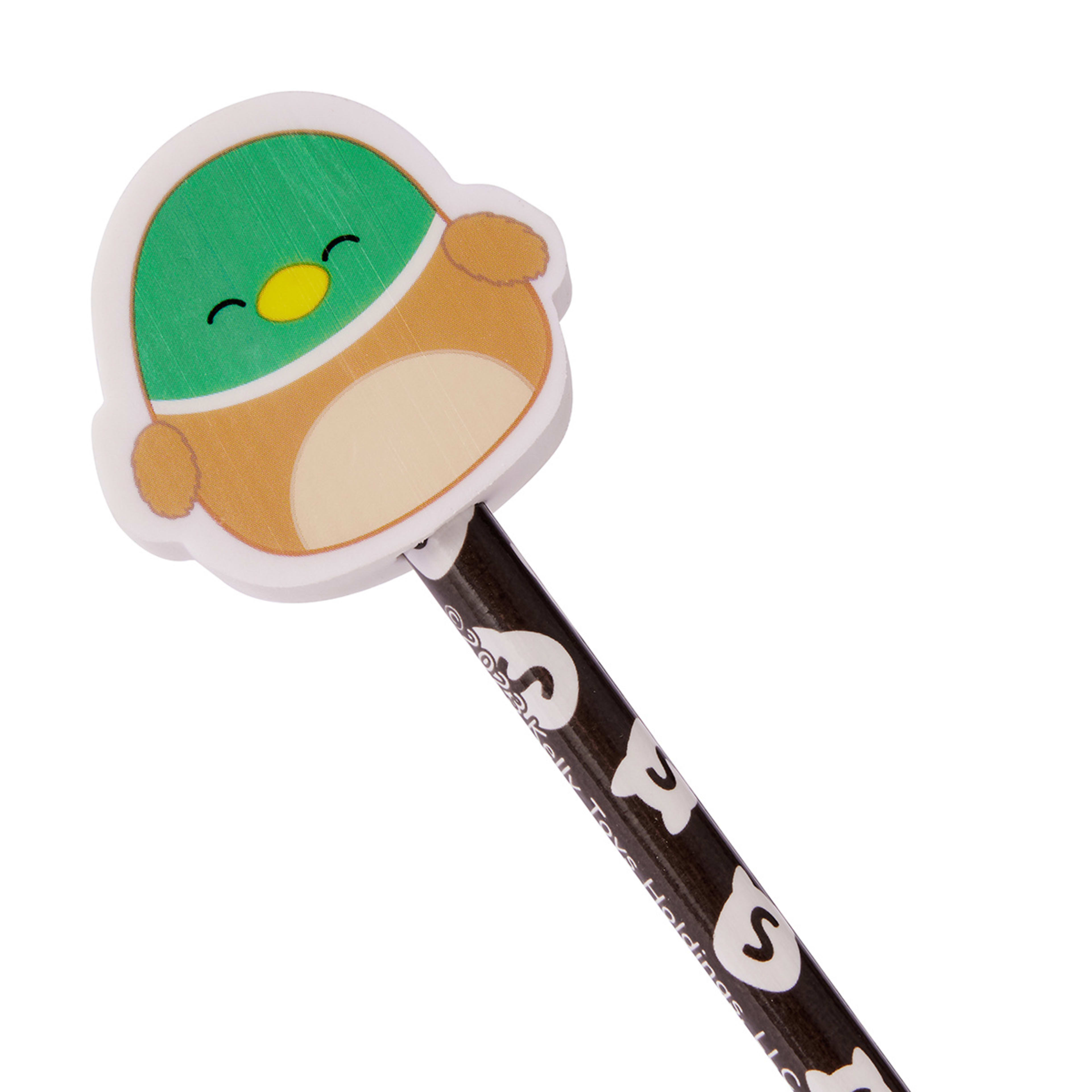 12 Piece Original Squishmallows Pencil and Eraser Set Kmart