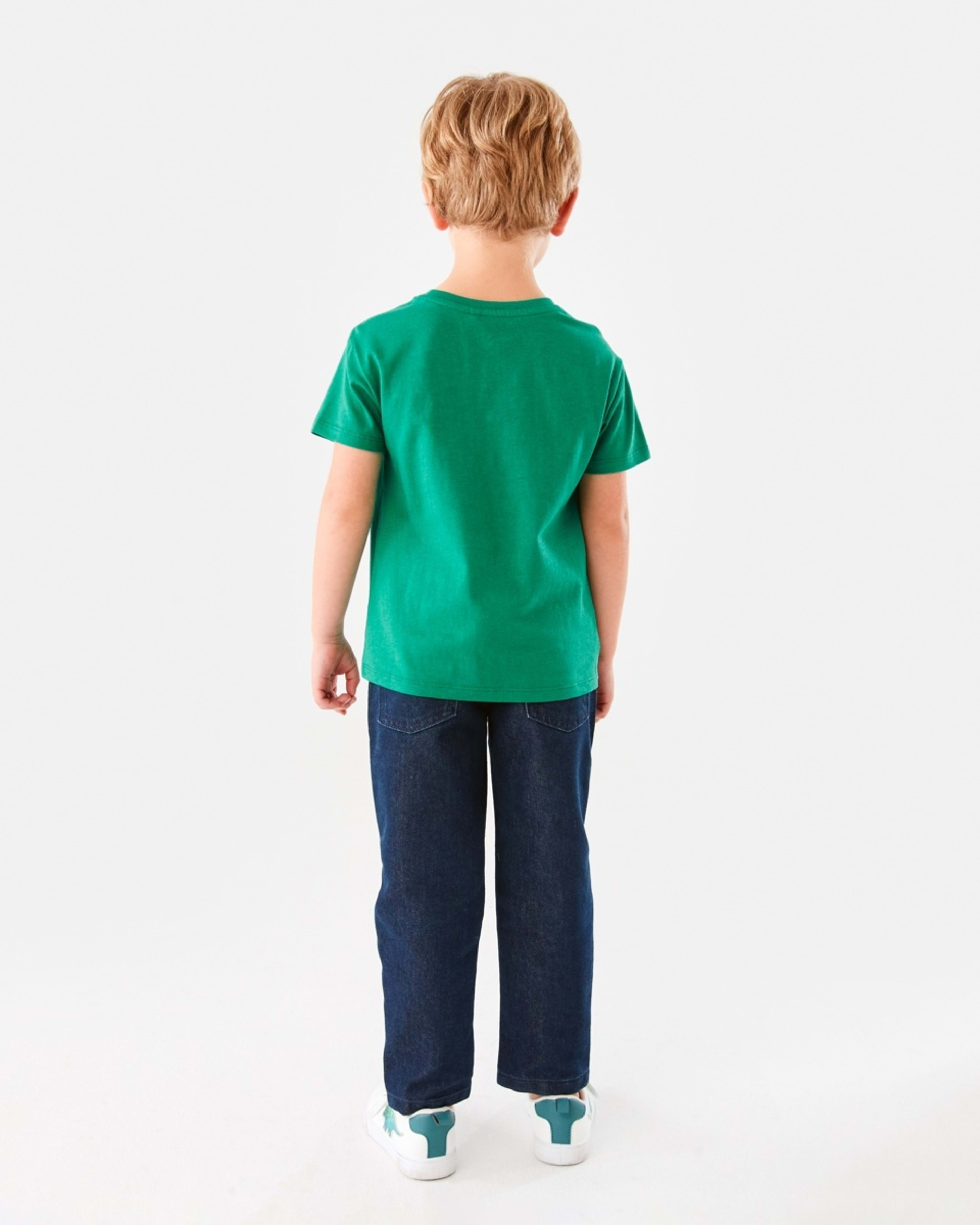 6 Chest Print T-shirt Green Dude, 6 of 8