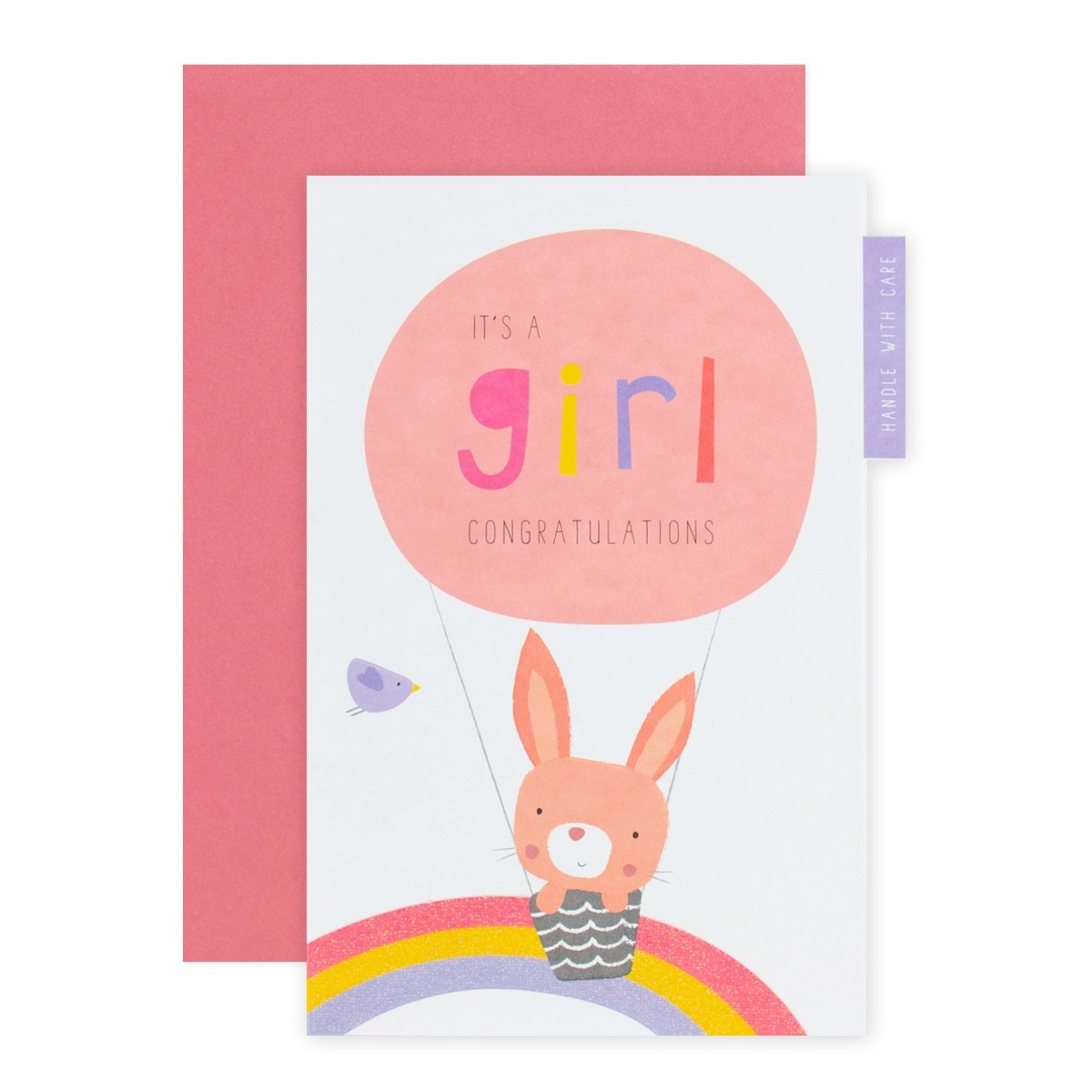 1 Connections from Hallmark Baby Celebration Card - It's A Girl!
