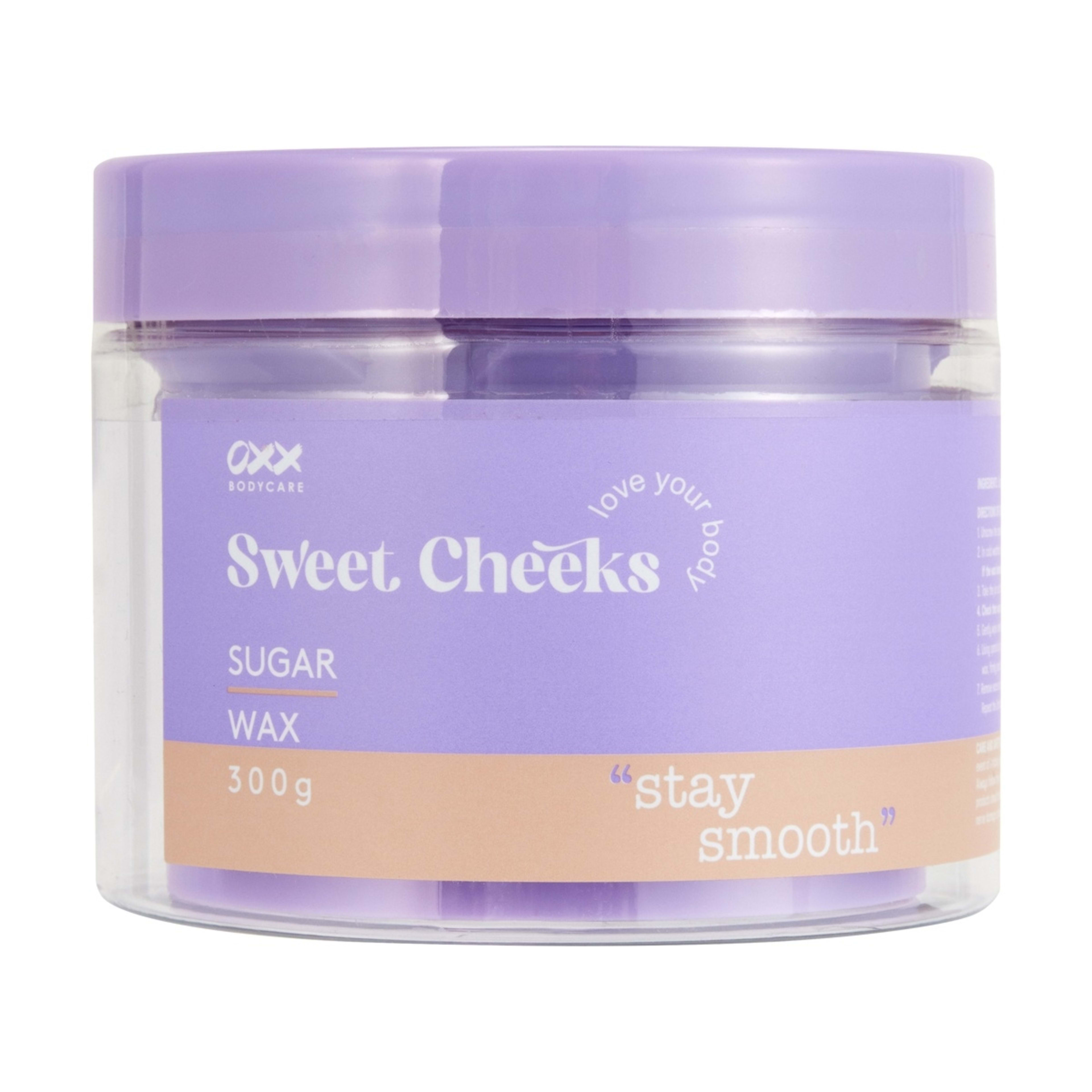 1 OXX Bodycare Stay Smooth Sweet Cheeks Sugar Wax 300g, 1 of 3
