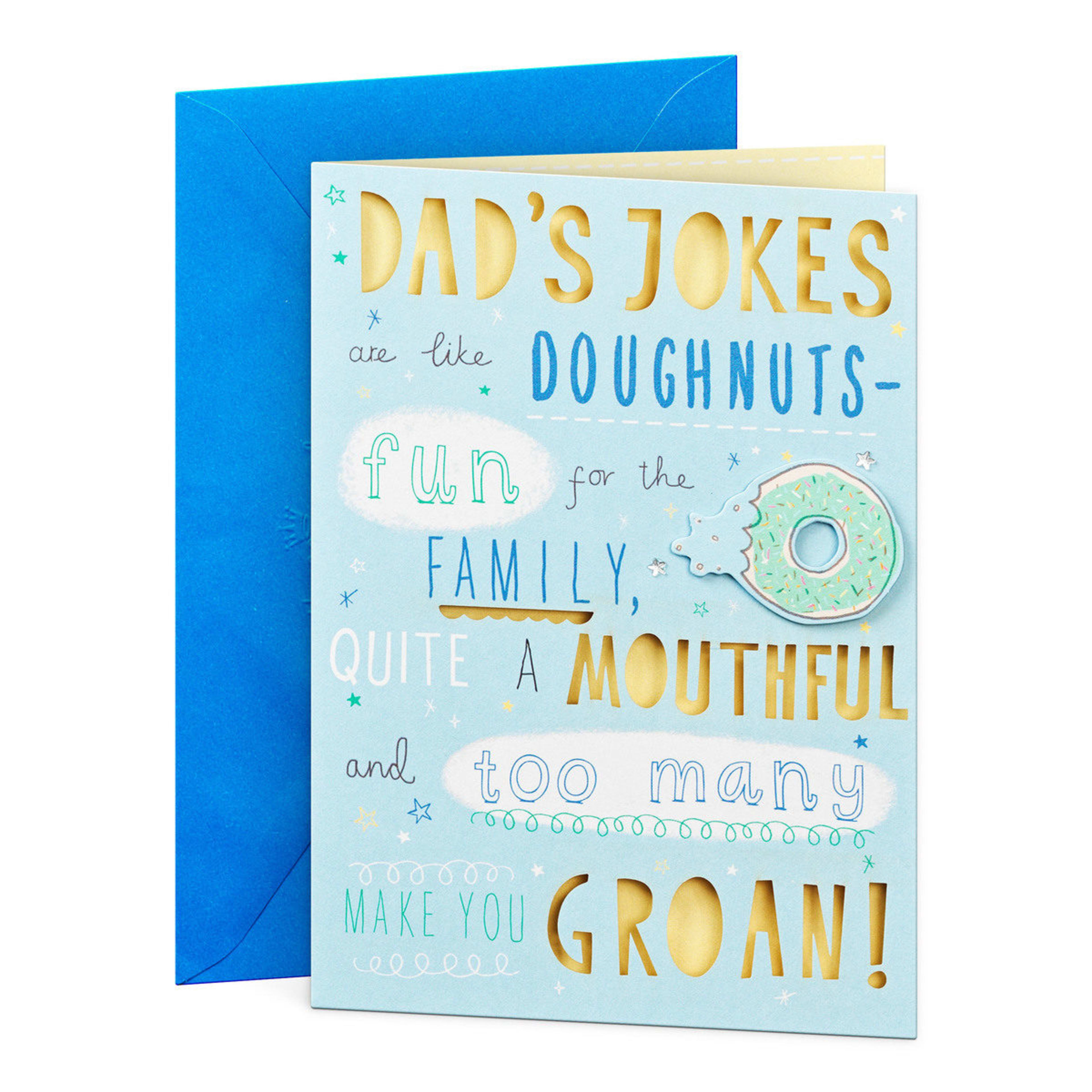 1 Hallmark Birthday Card for Dad - Dad's Jokes