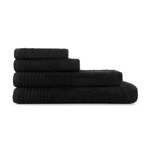 Edan Cotton Bath Sheet - Black - Kmart
