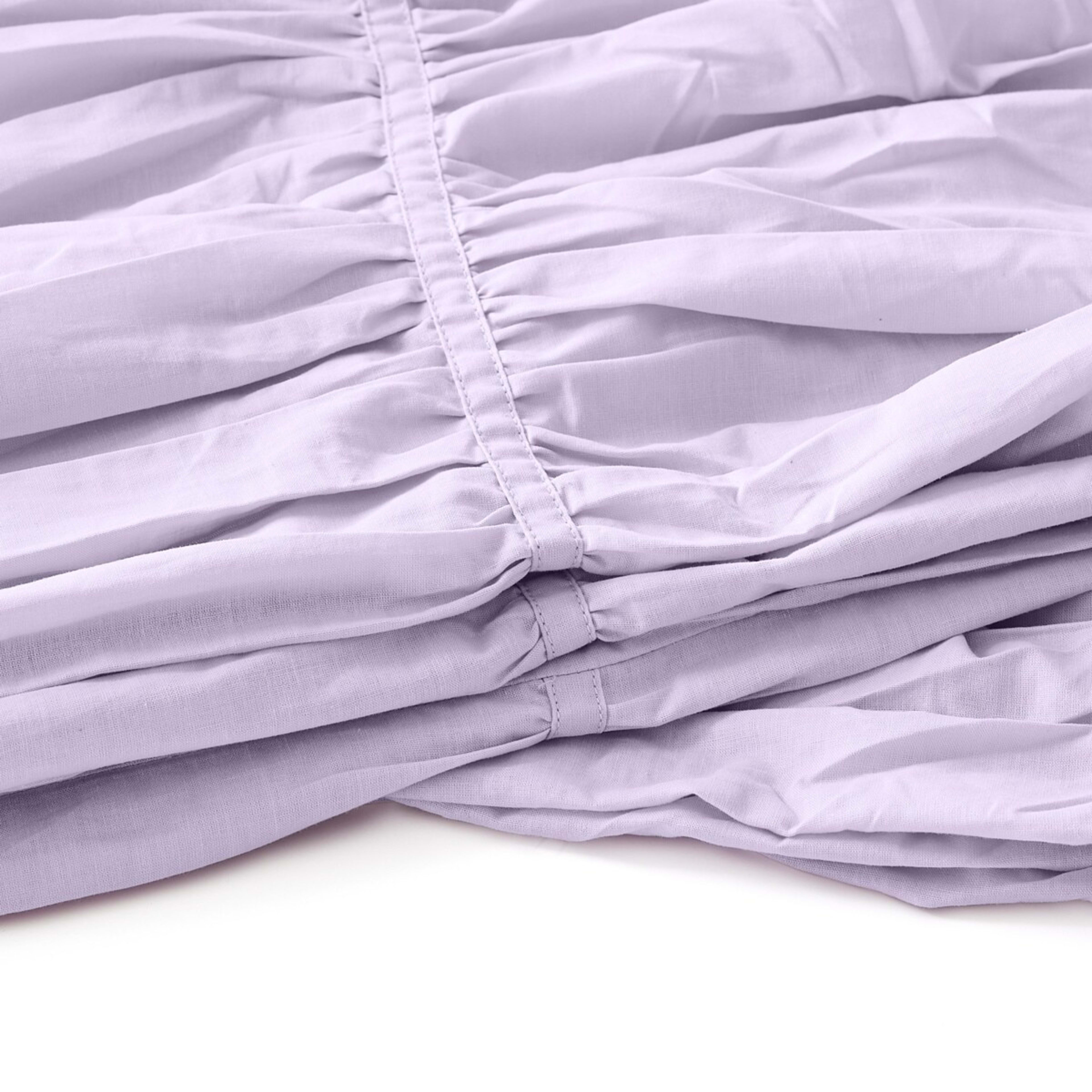 4 Arlo Cotton Quilt Cover Set - Queen Bed, Lilac, 4 of 6