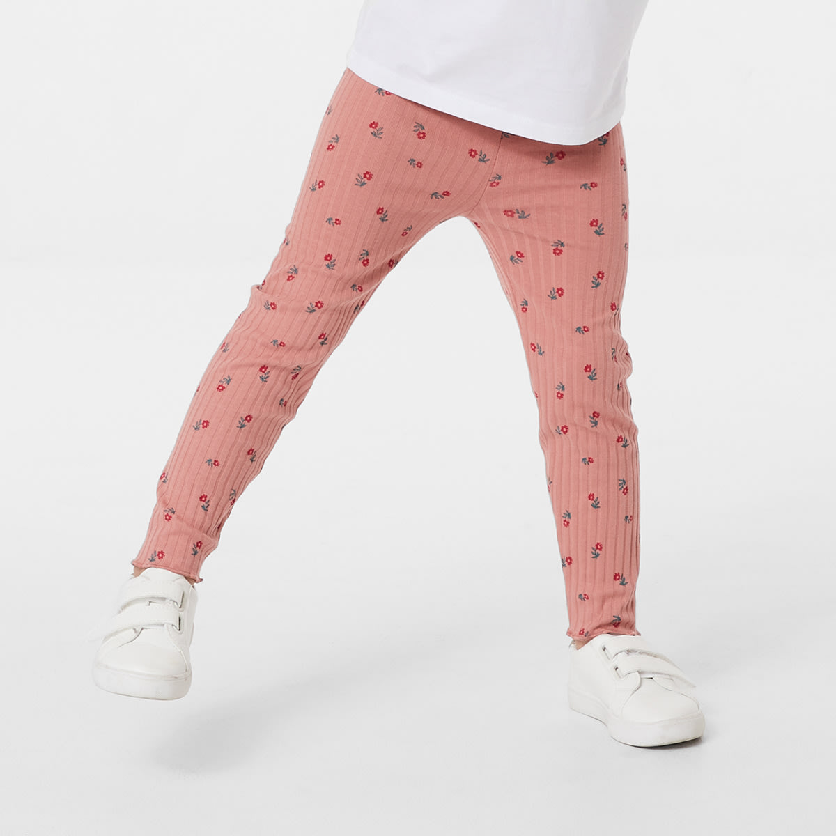 Printed Rib Leggings - Kmart