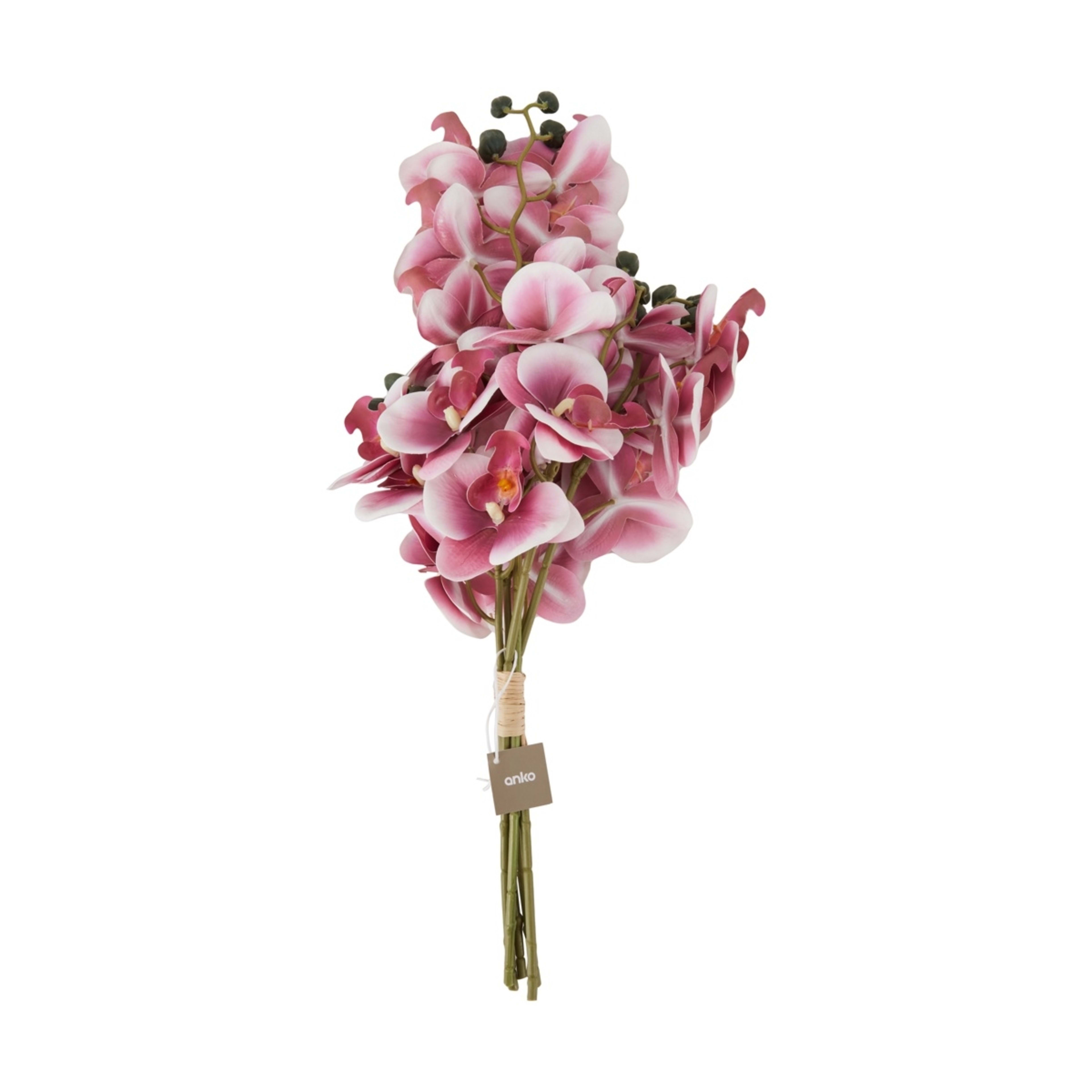 4 Artificial Pink Orchid Bunch, 4 of 4