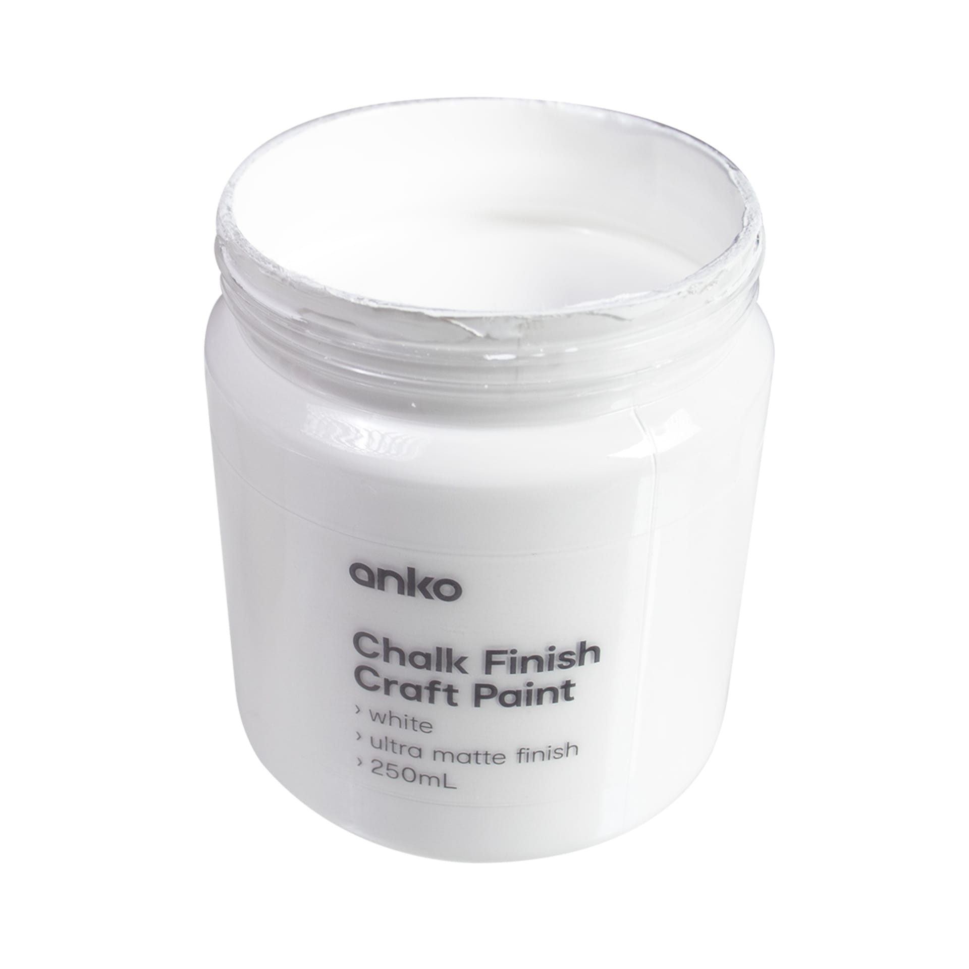 Chalk Finish Craft Paint White Kmart