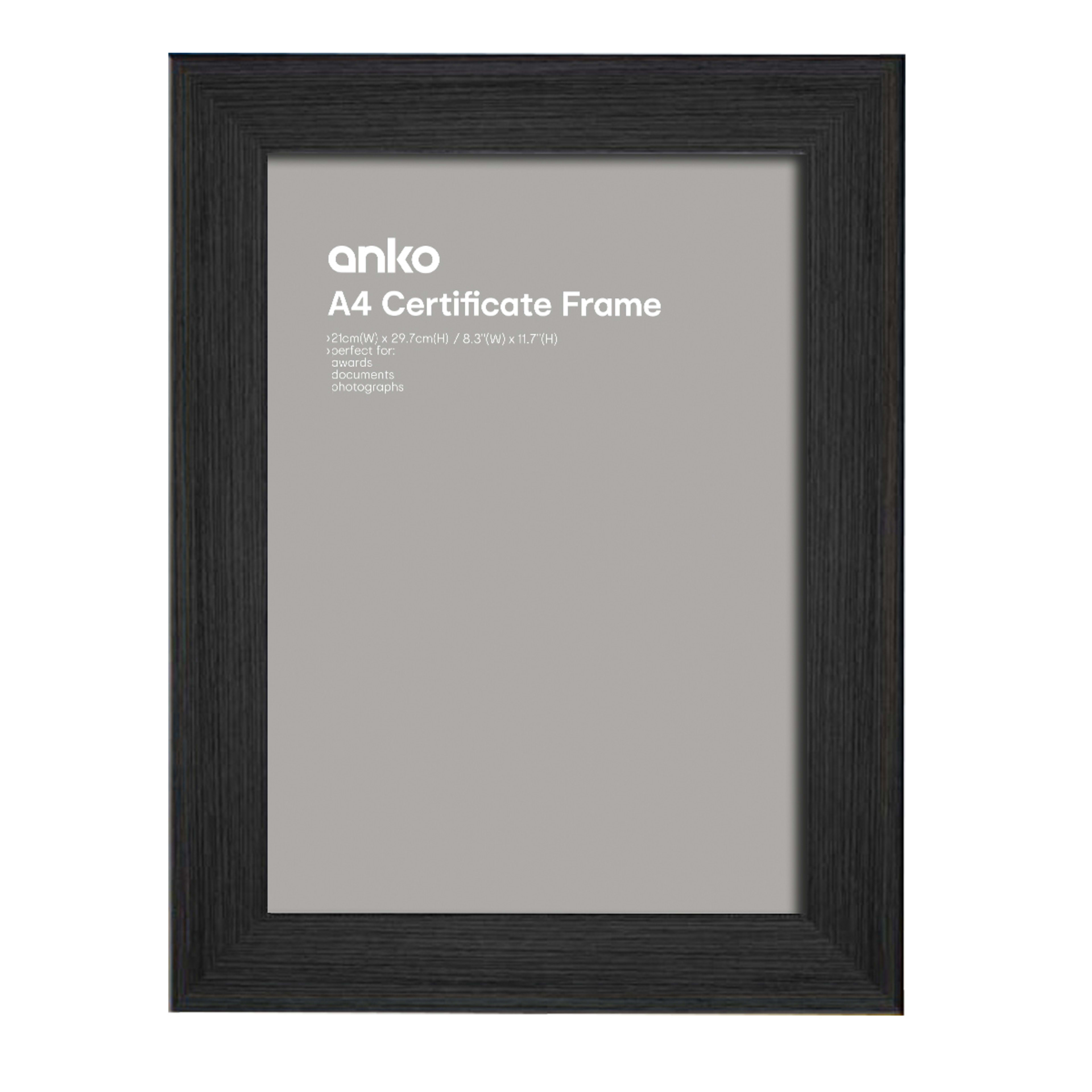 1 Certificate Frame - A4, Black