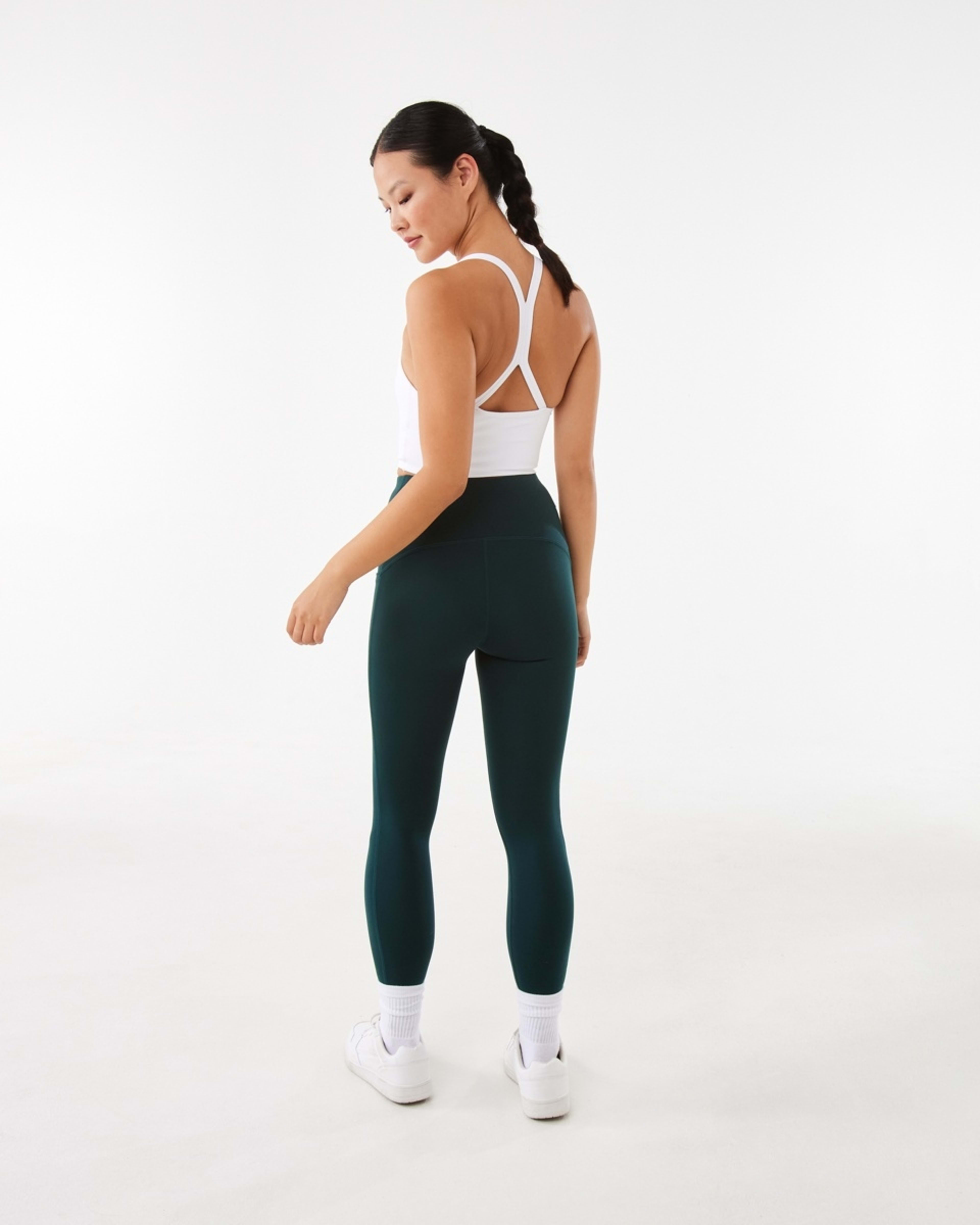 4 Active Womens Ultrasoft Leggings Grn Yucca, 4 of 6