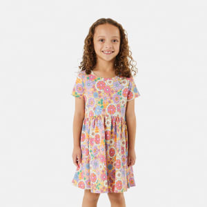 Printed Jersey Dress - Kmart