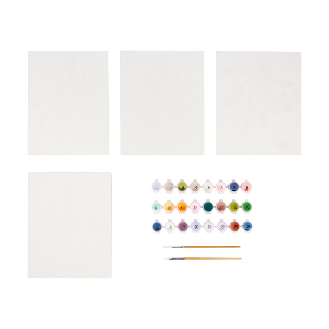 Paint by Numbers Canvas Board Kit Kmart