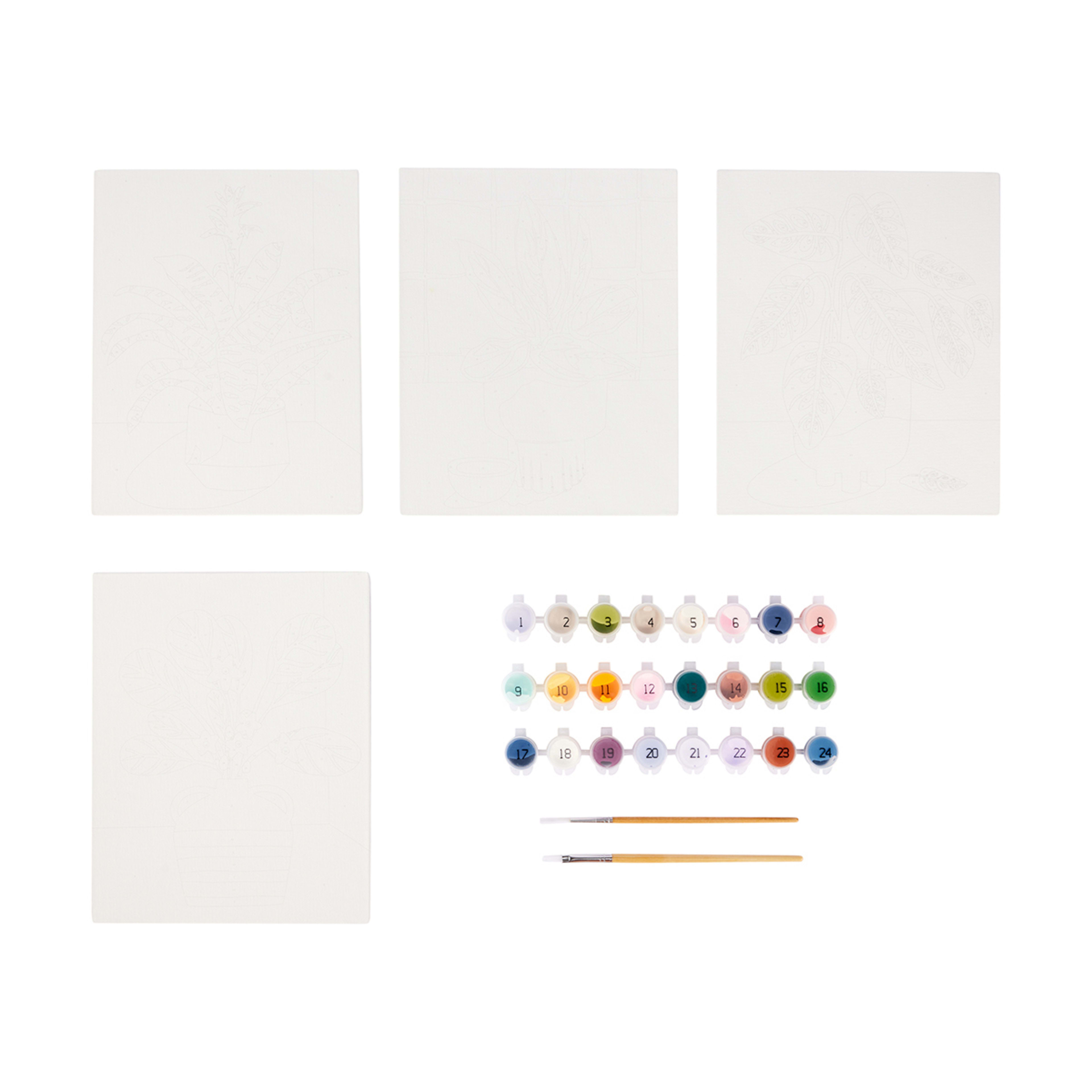 Paint by Numbers Canvas Board Kit Kmart