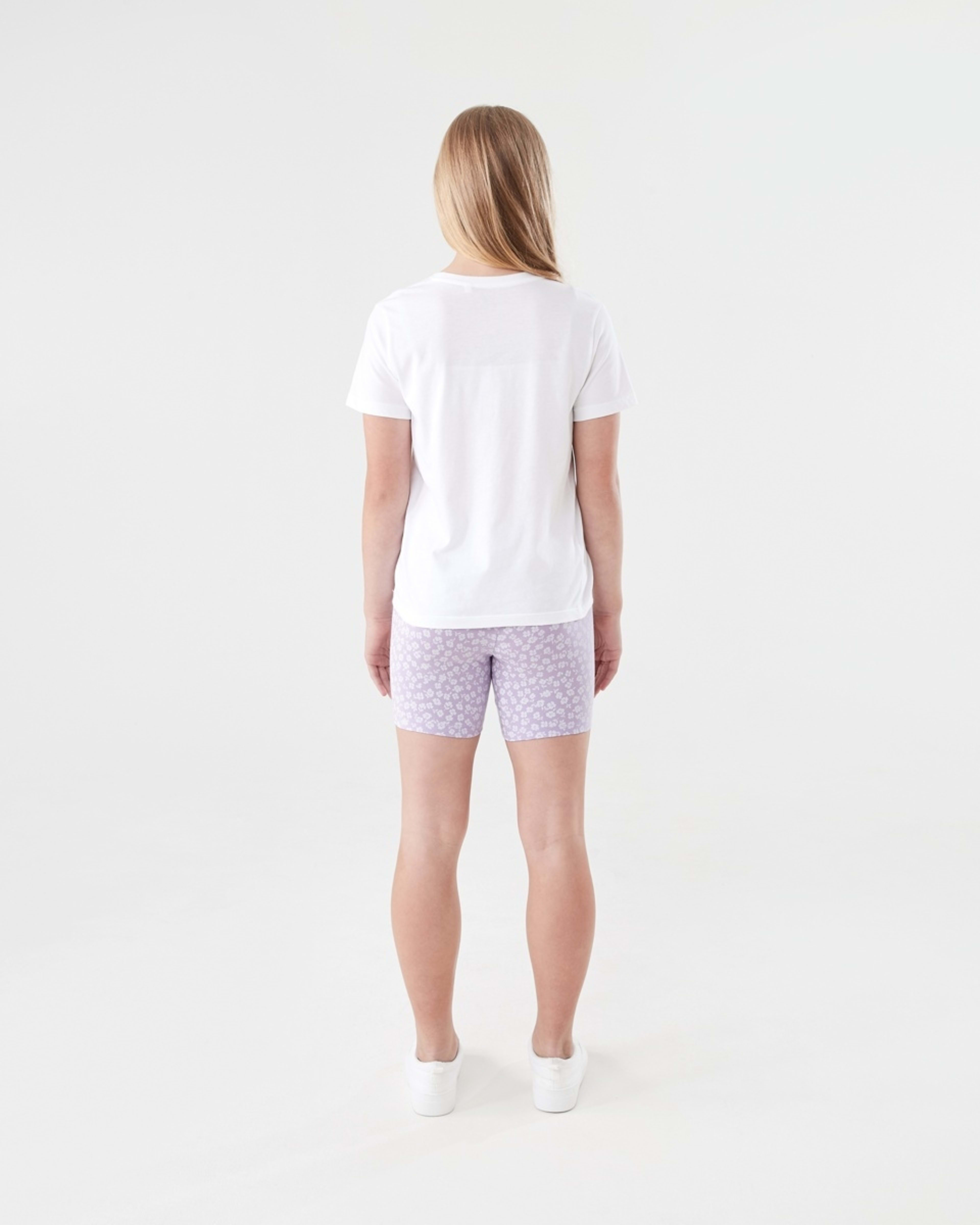 5 Print Bike Shorts BLOSSOM FIELD PASTEL LILAC, 5 of 5
