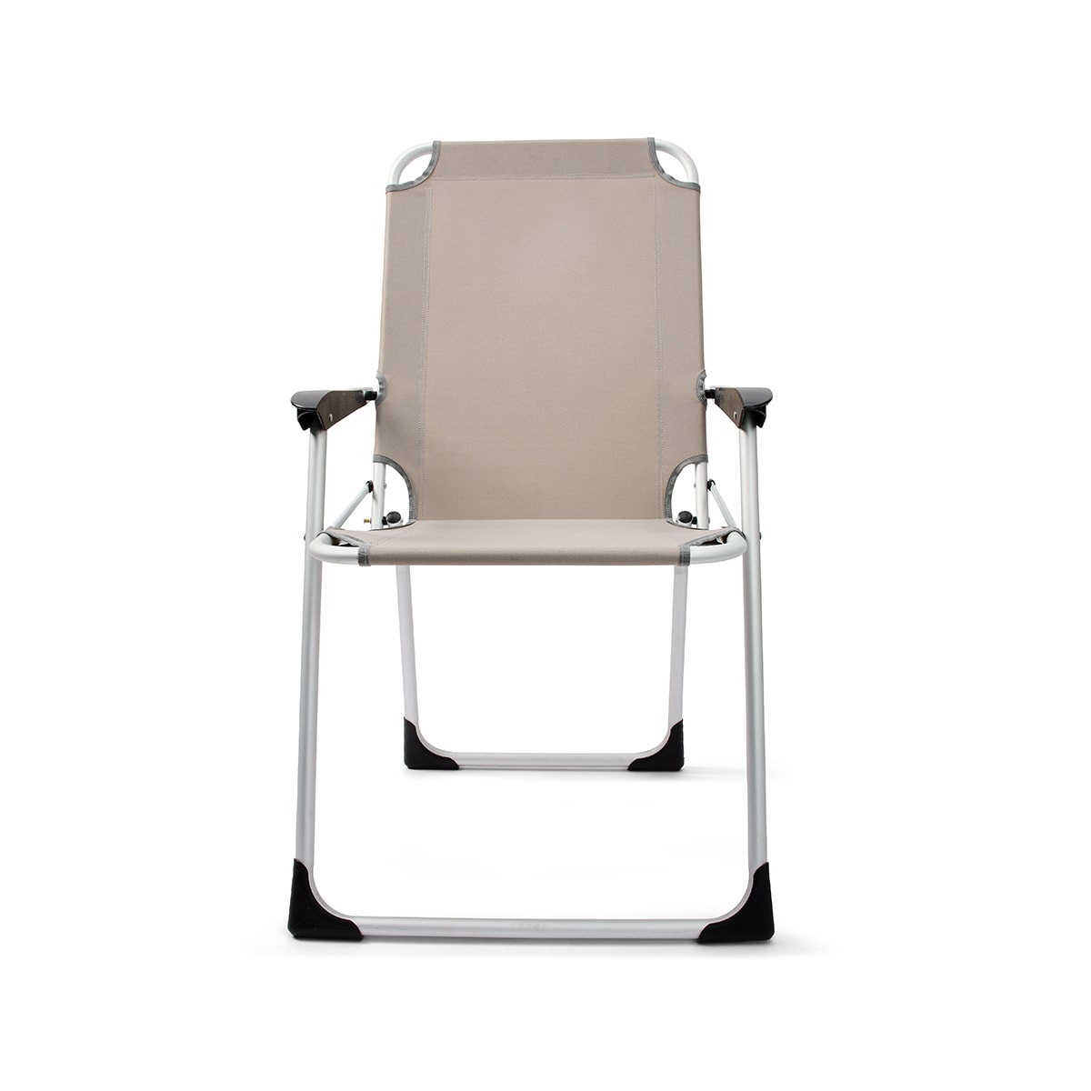 Aluminum Hard Arm Chair Beige Kmart