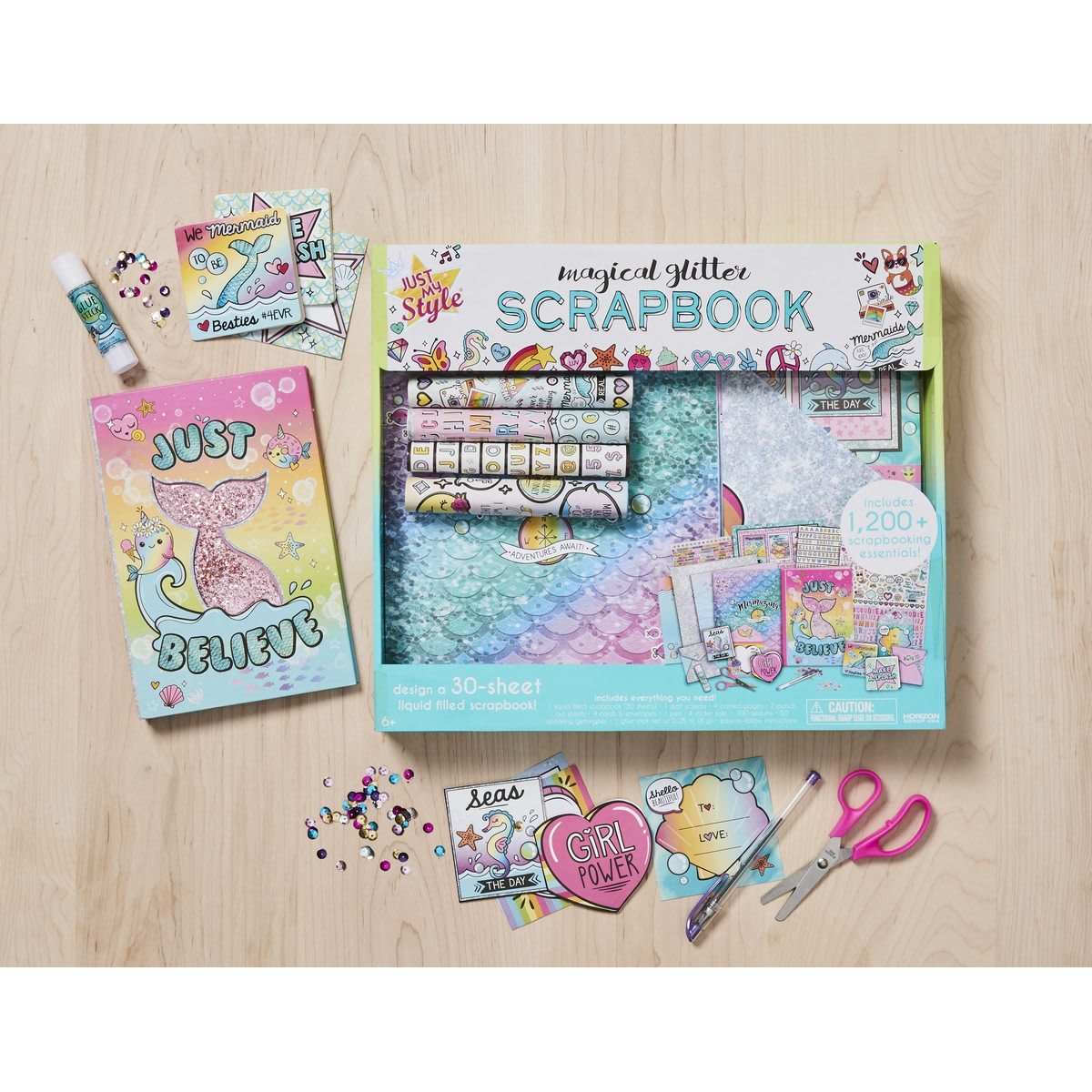 Just My Style Magical Glitter Scrapbook Kit Kmart
