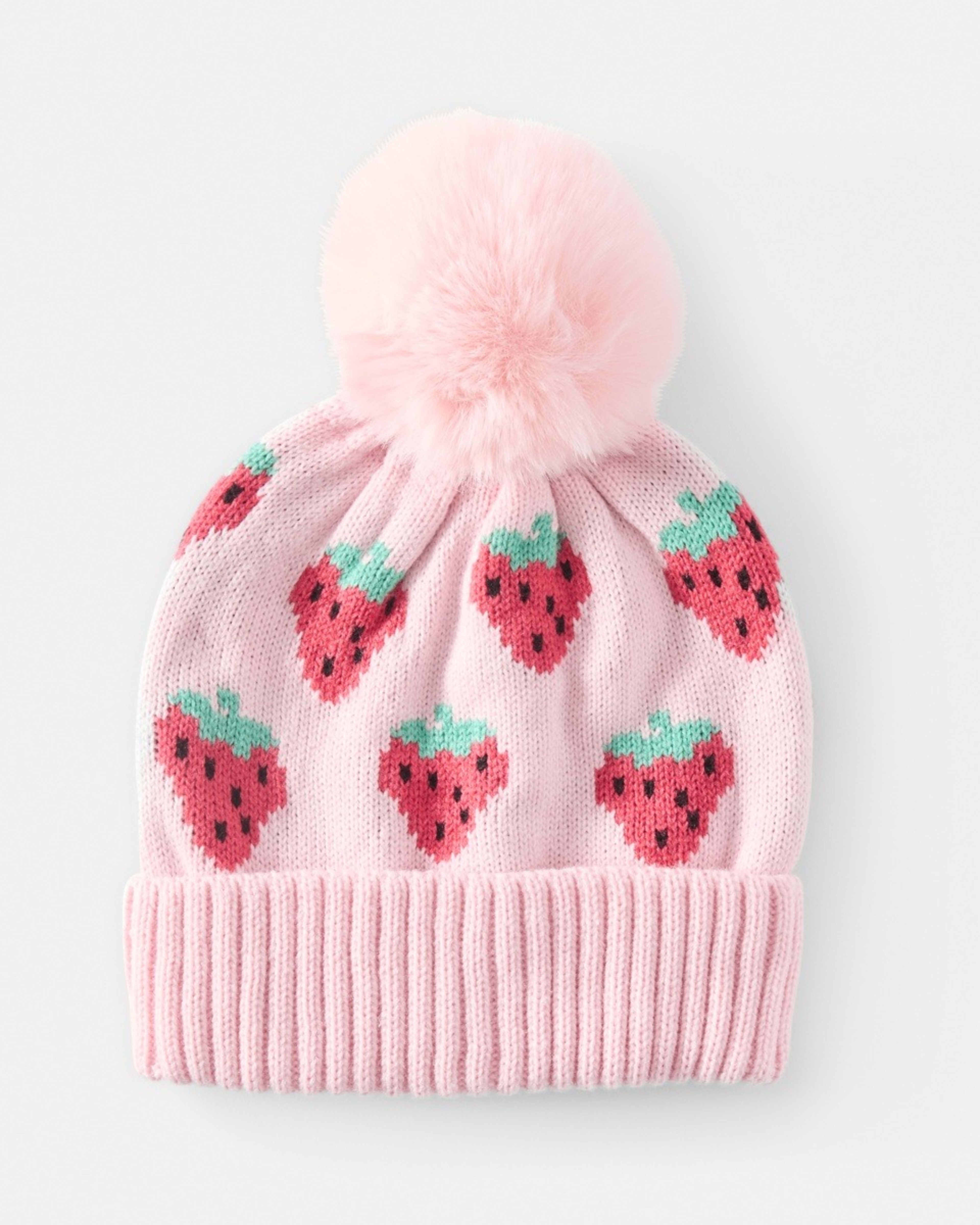 1 Beanie Strawberry Pink
