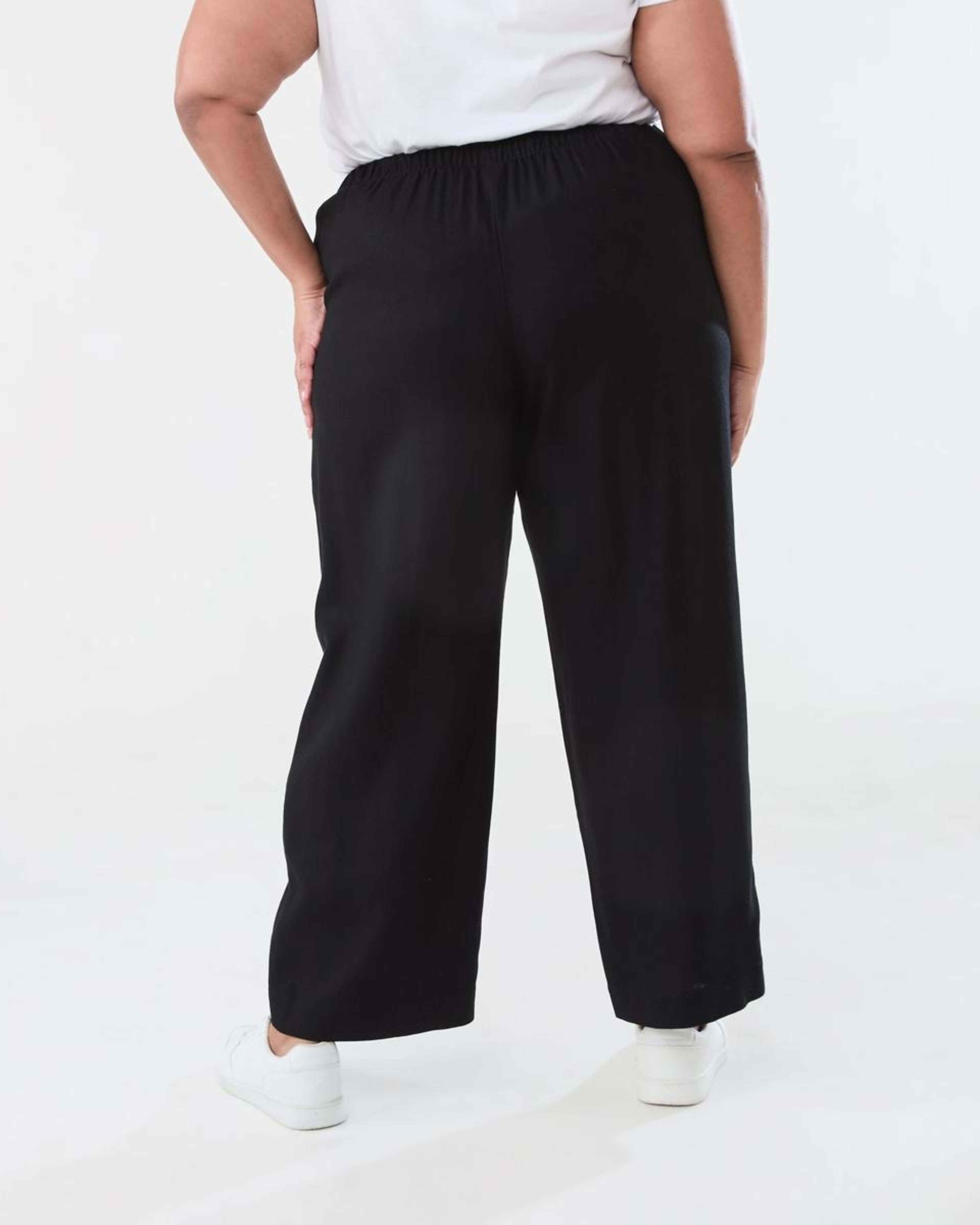 3 Curve Straight Leg Pants BLACK, 3 of 5
