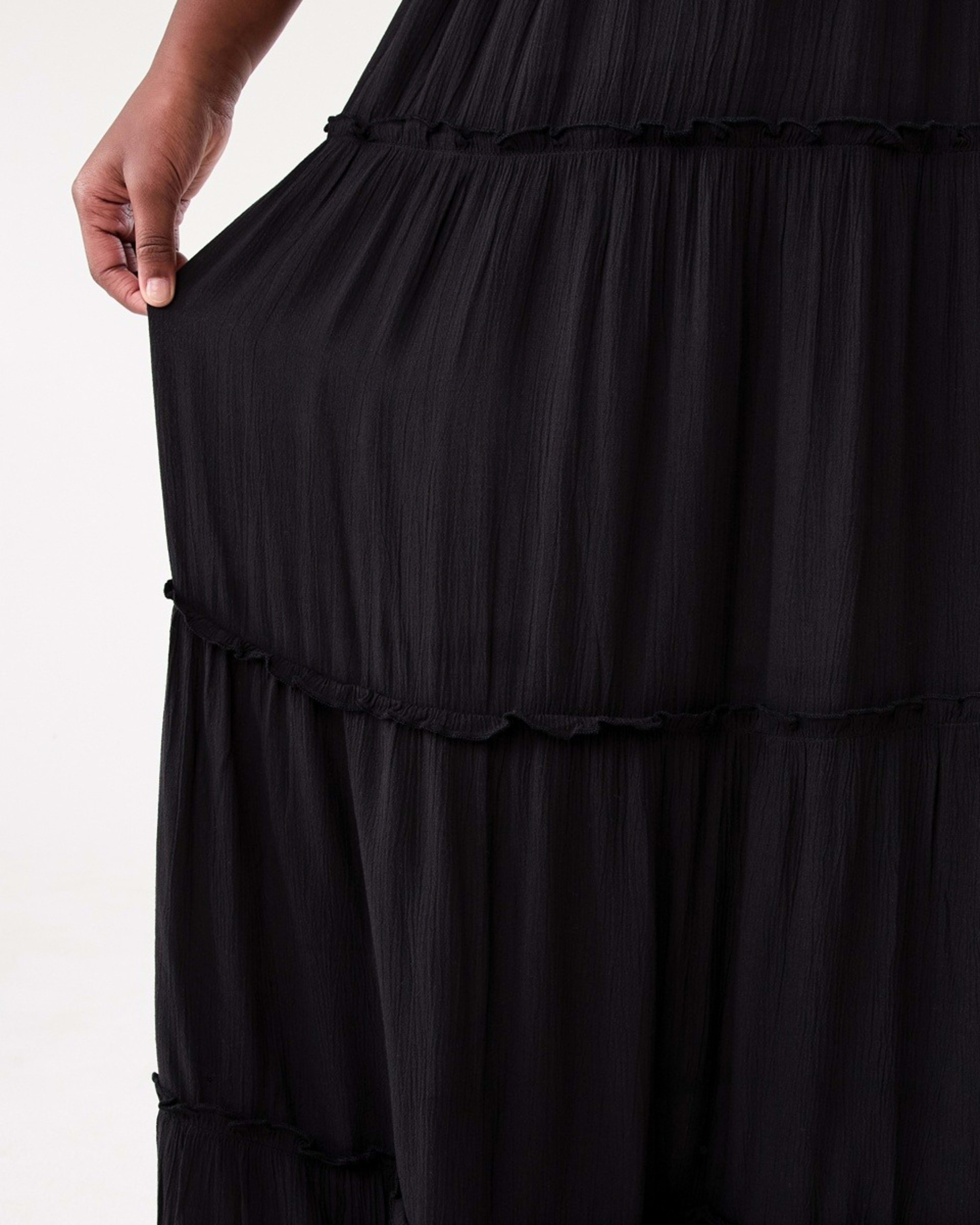 4 Tiered Skirt BLACK, 4 of 6