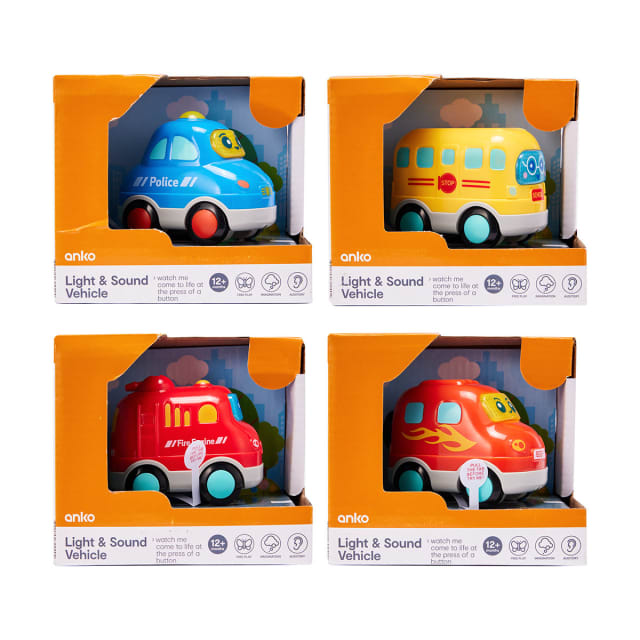 Light & Sound Vehicle Assorted Kmart