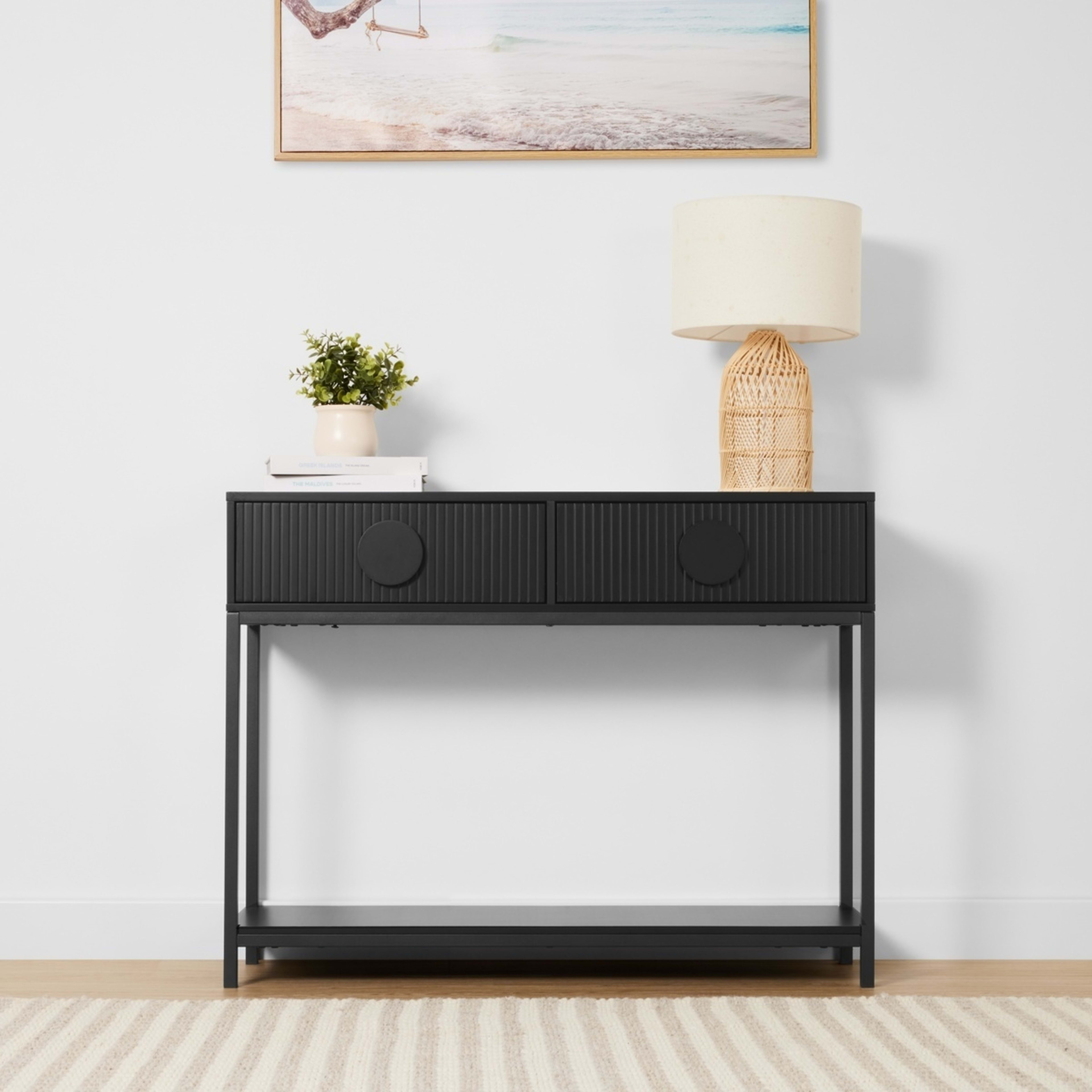 1 Stevie Hall Table - Black