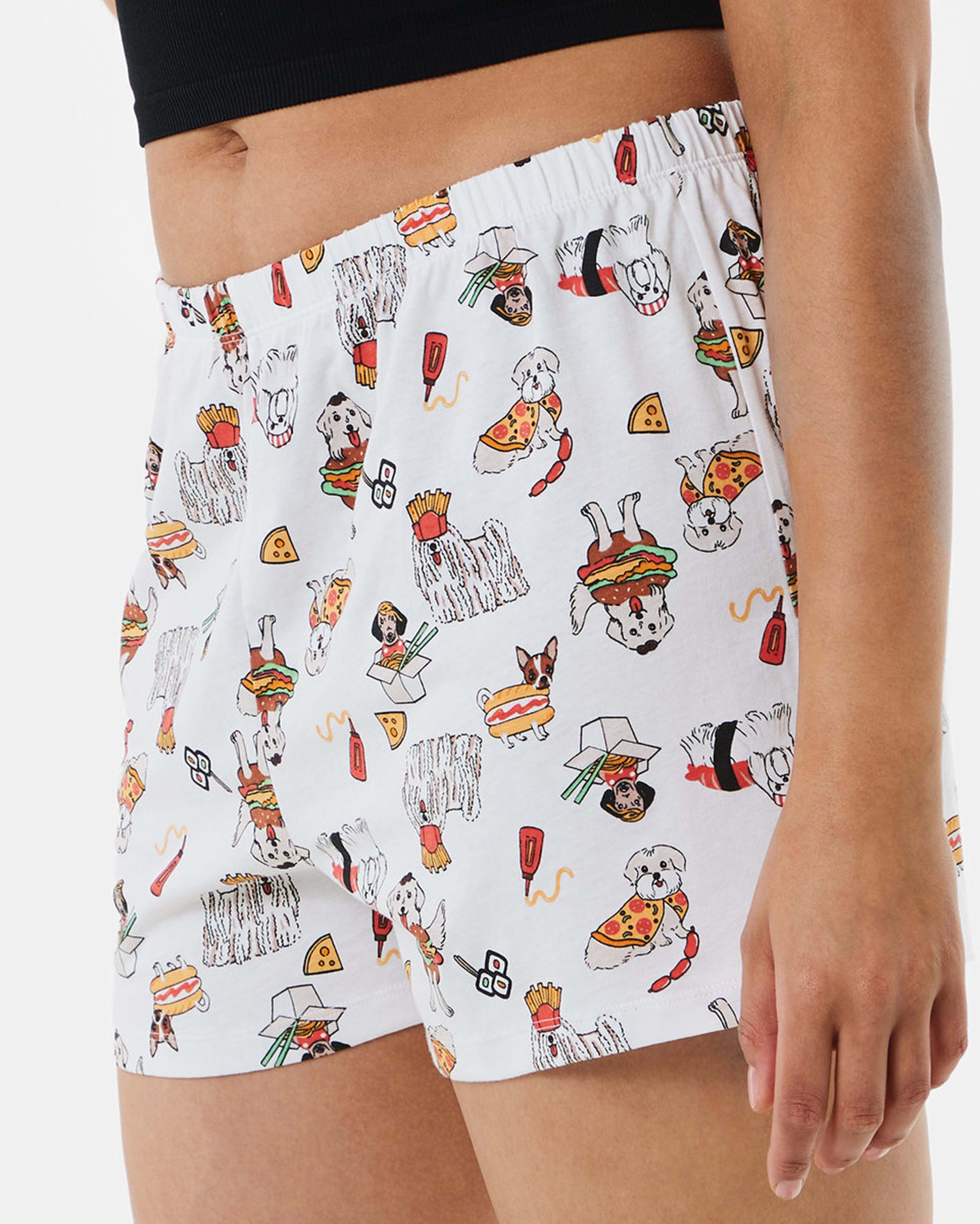 Printed Sleep Shorts Kmart