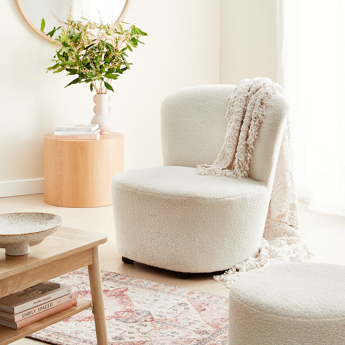 Sundae Boucle Chair - Kmart