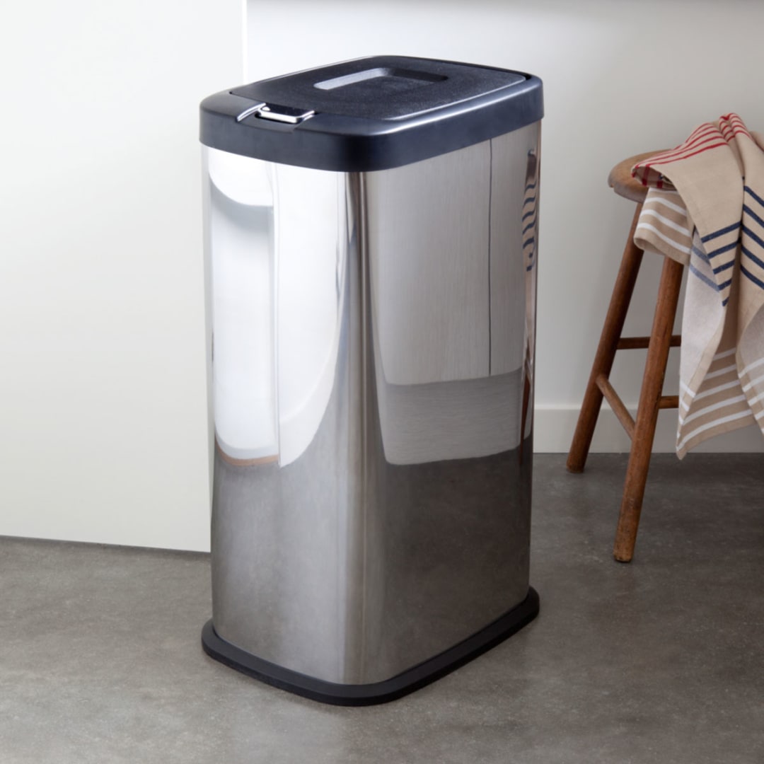 38L Slimline Touch Top Bin Kmart