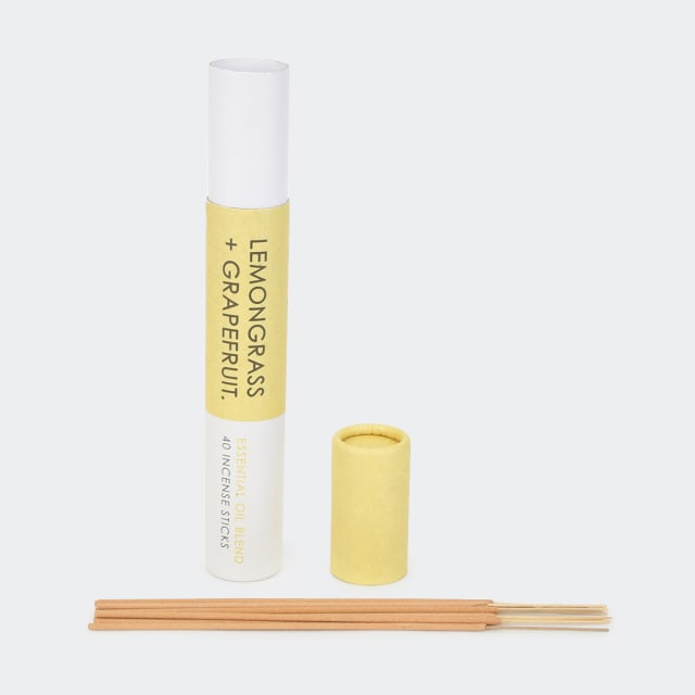 40 Pack Lemongrass and Grapefruit Essential Oil Blend Incense Sticks Kmart