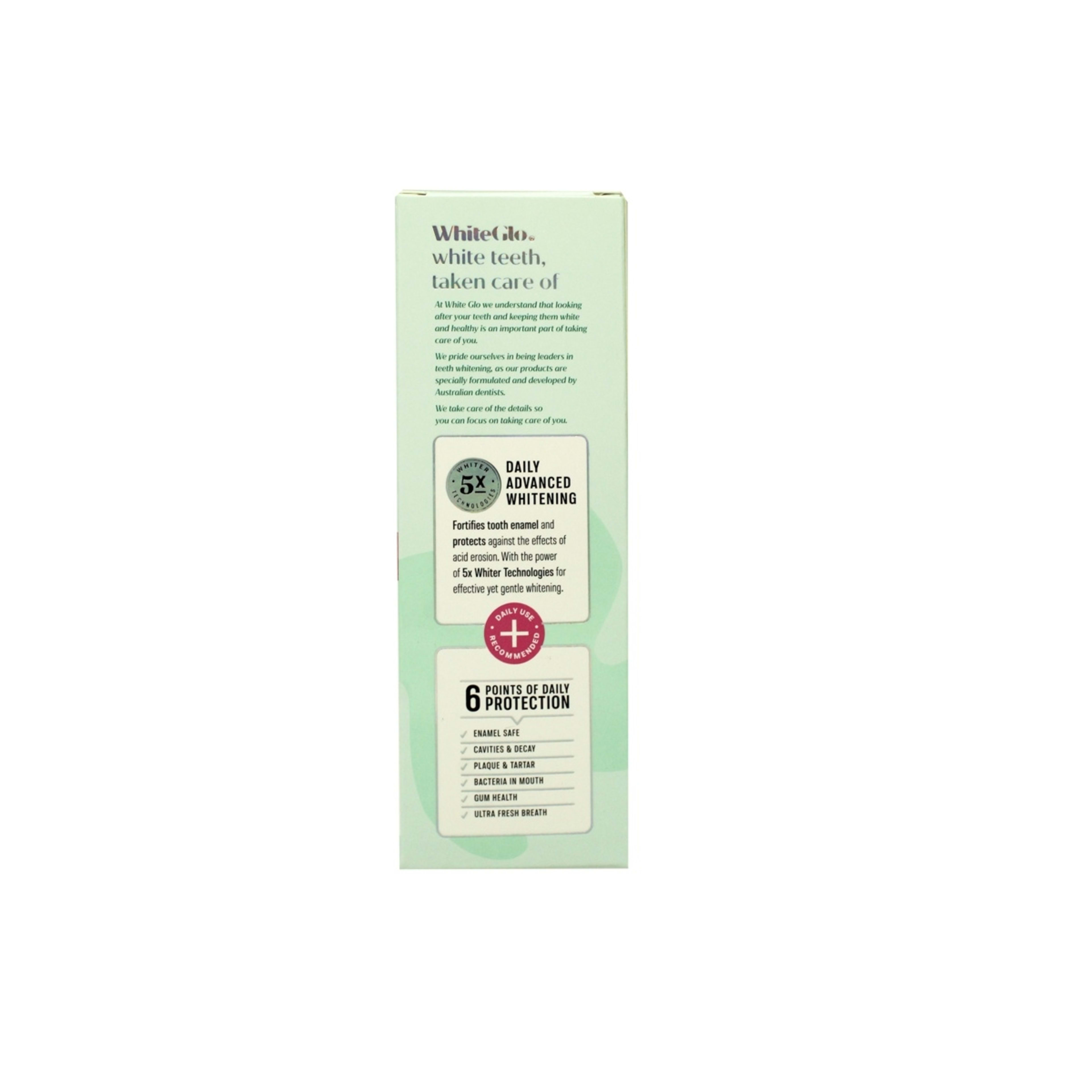 2 White Glo Enamel Care Whitening Toothpaste 115g - Fresh Mint, 2 of 2