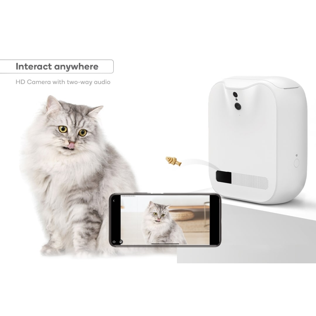 Mirabella Smart Home Genio WiFi Pet Treat Dispenser with Camera Kmart