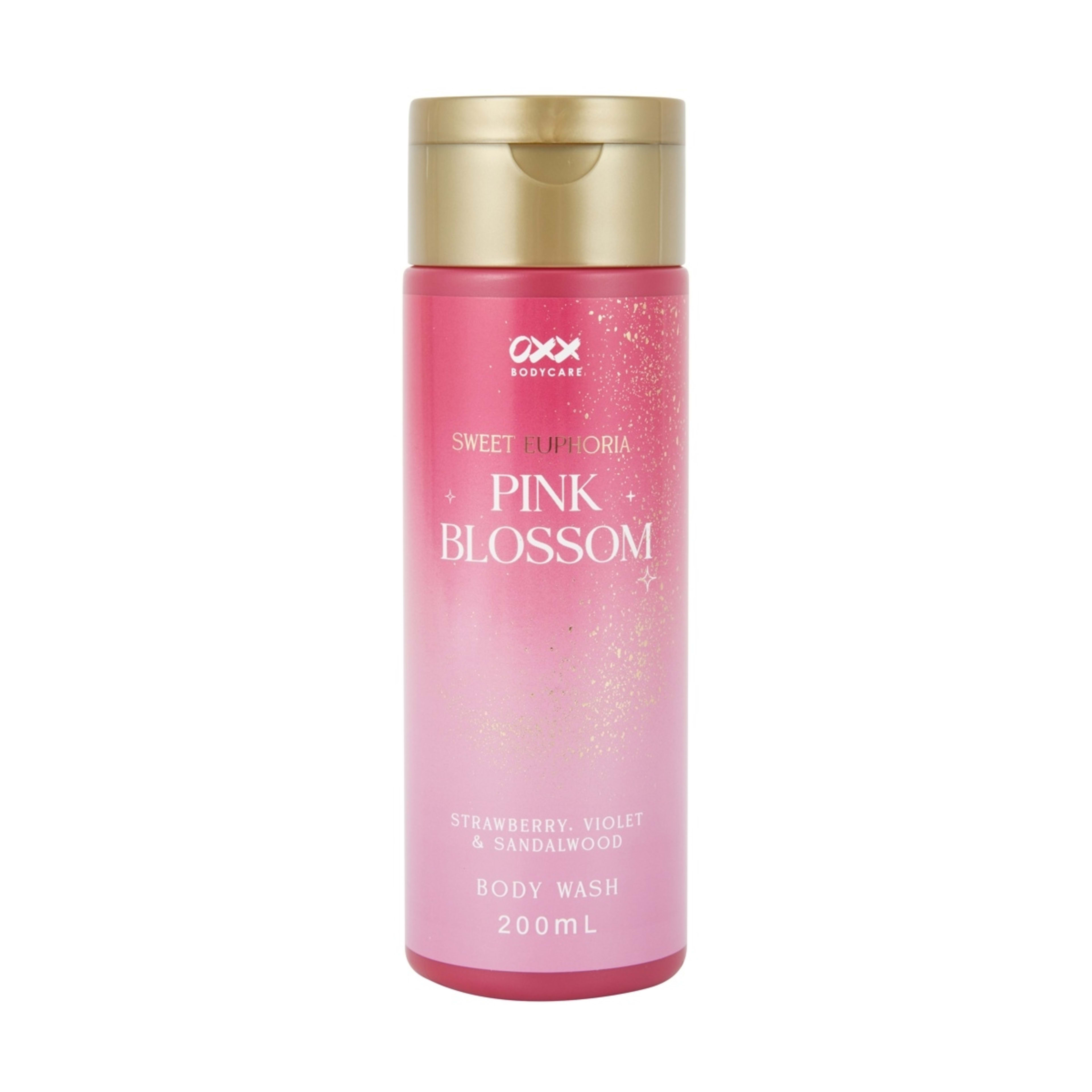 1 OXX Bodycare Pink Blossom Sweet Euphoria Body Wash 200ml - Strawberry, Violet and Sandalwood