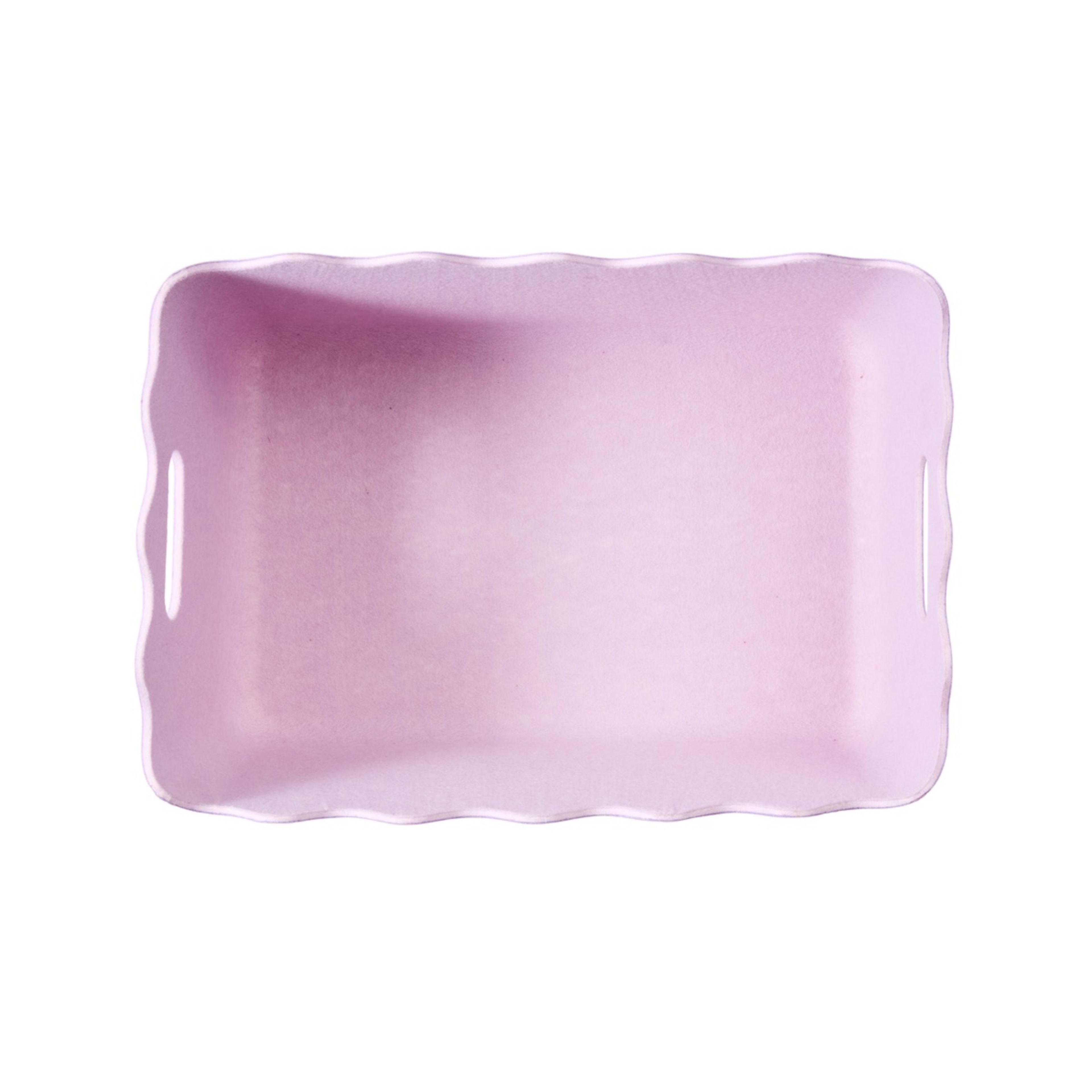 8 Two Tone Flat Felt Basket - Lilac, 8 of 8