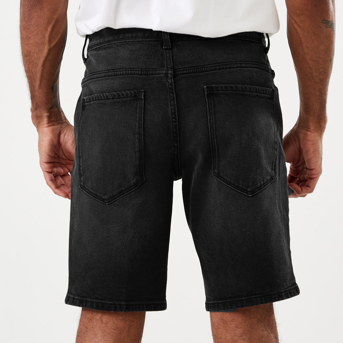 Slim Denim Shorts Kmart