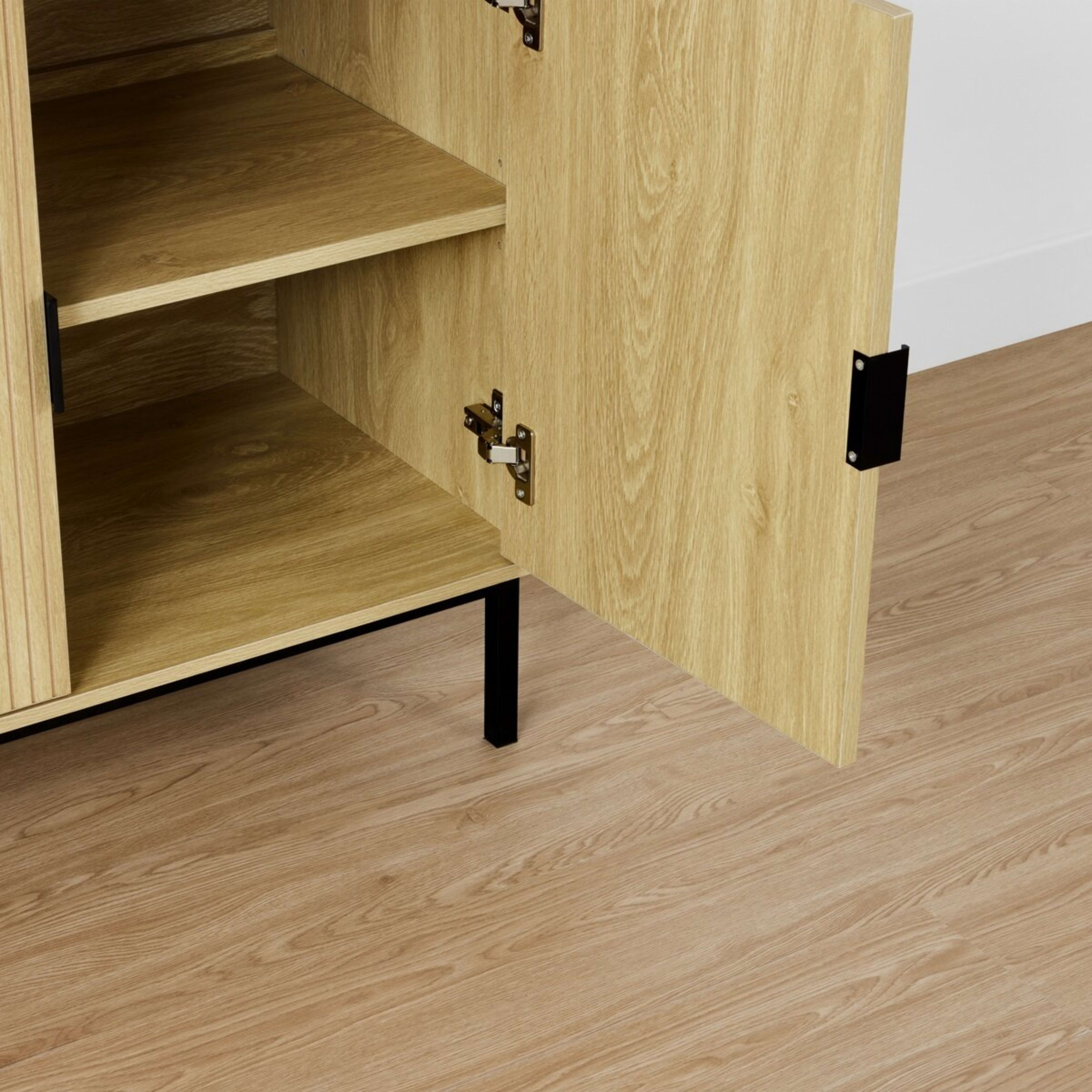 8 Isla Cabinet with Adjustable Shelves, 8 of 10