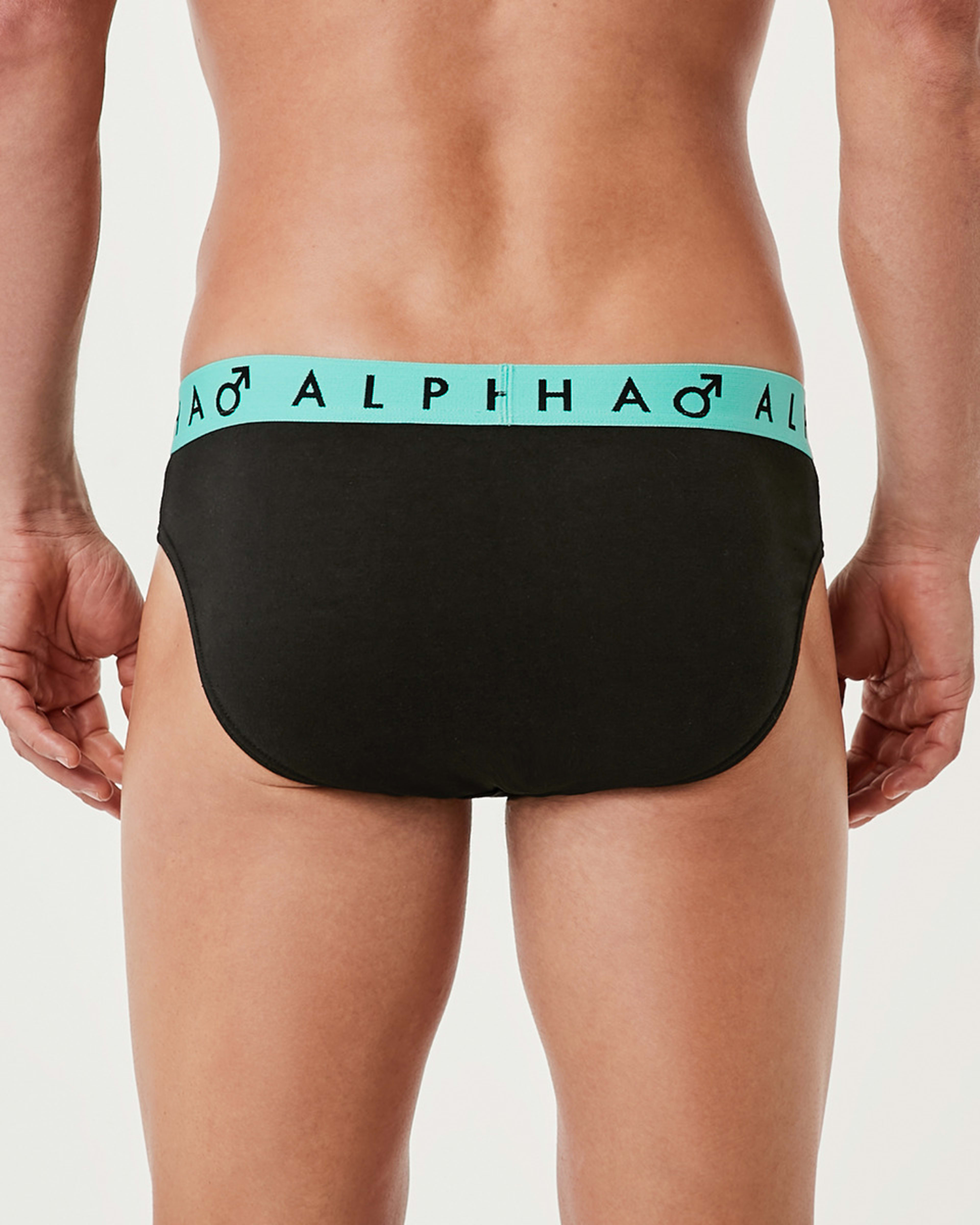 9 5 Pack Attached Elastic Hipster Briefs BLACK BRIGHT, 9 of 10