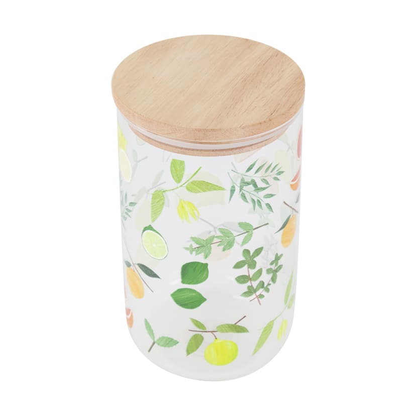 Large Glass Fruit Canister Kmart
