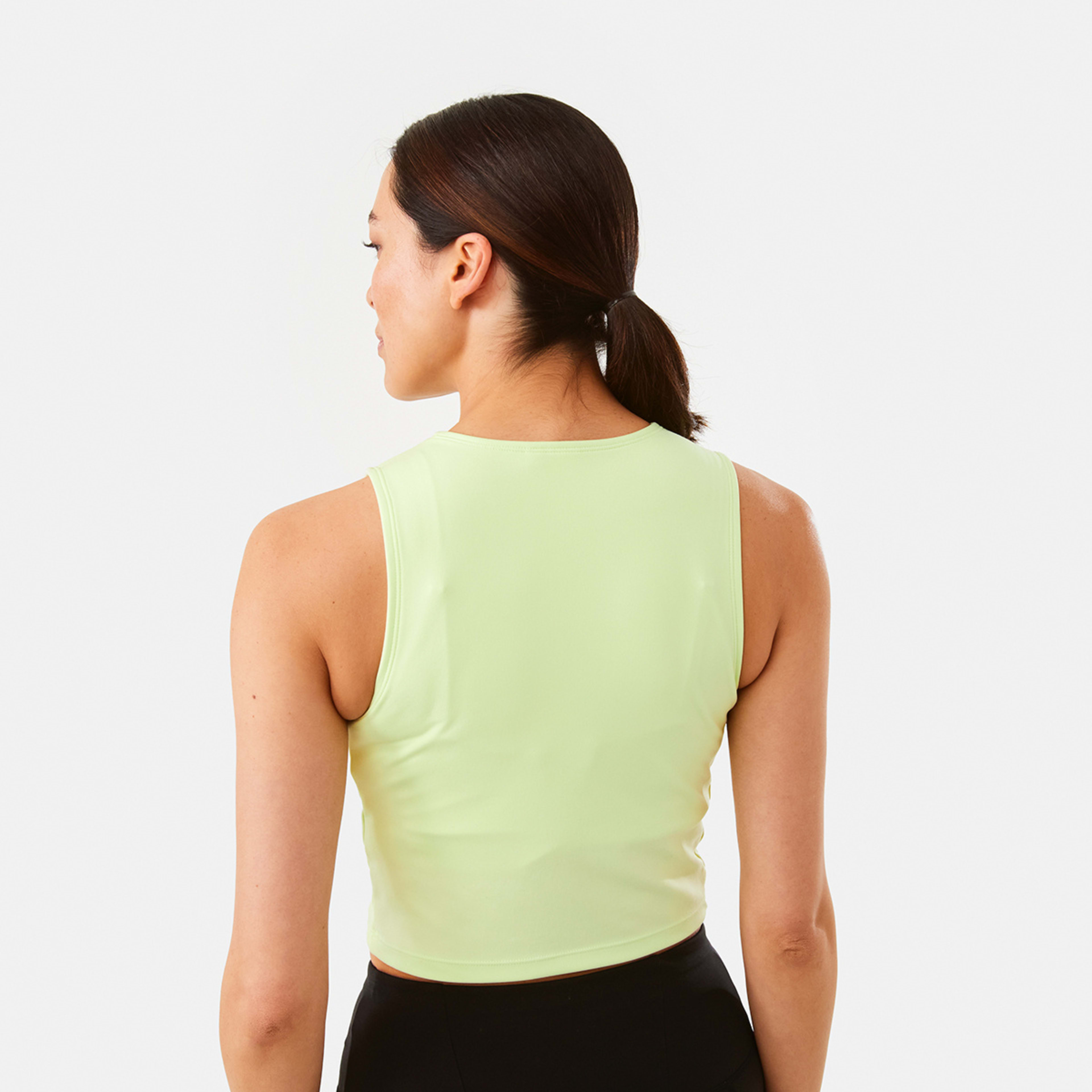3 Active Womens Ultrasoft Muscle Tank Sunsetlime, 3 of 6
