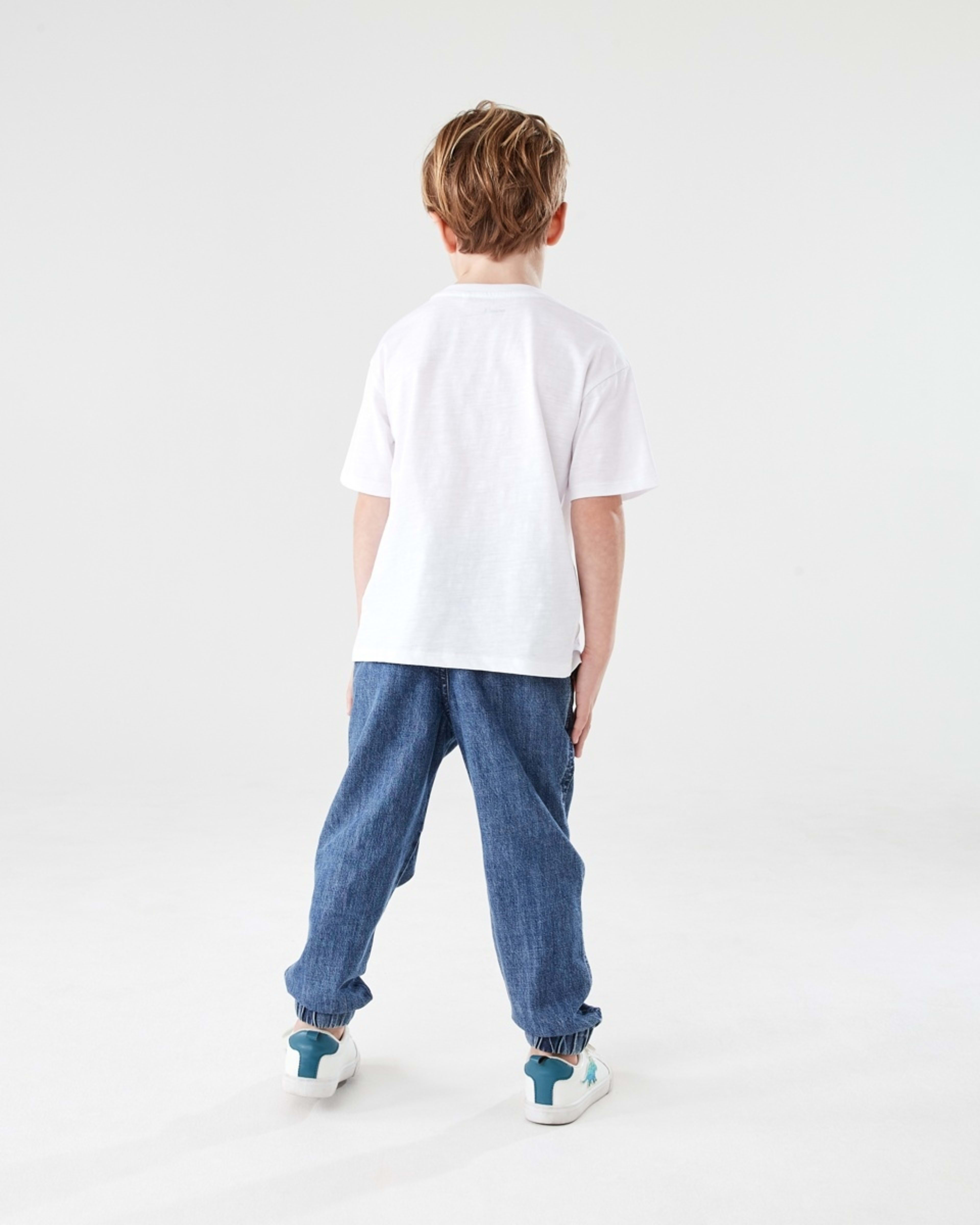 6 Plain Cotton T-shirt WHITE, 6 of 6