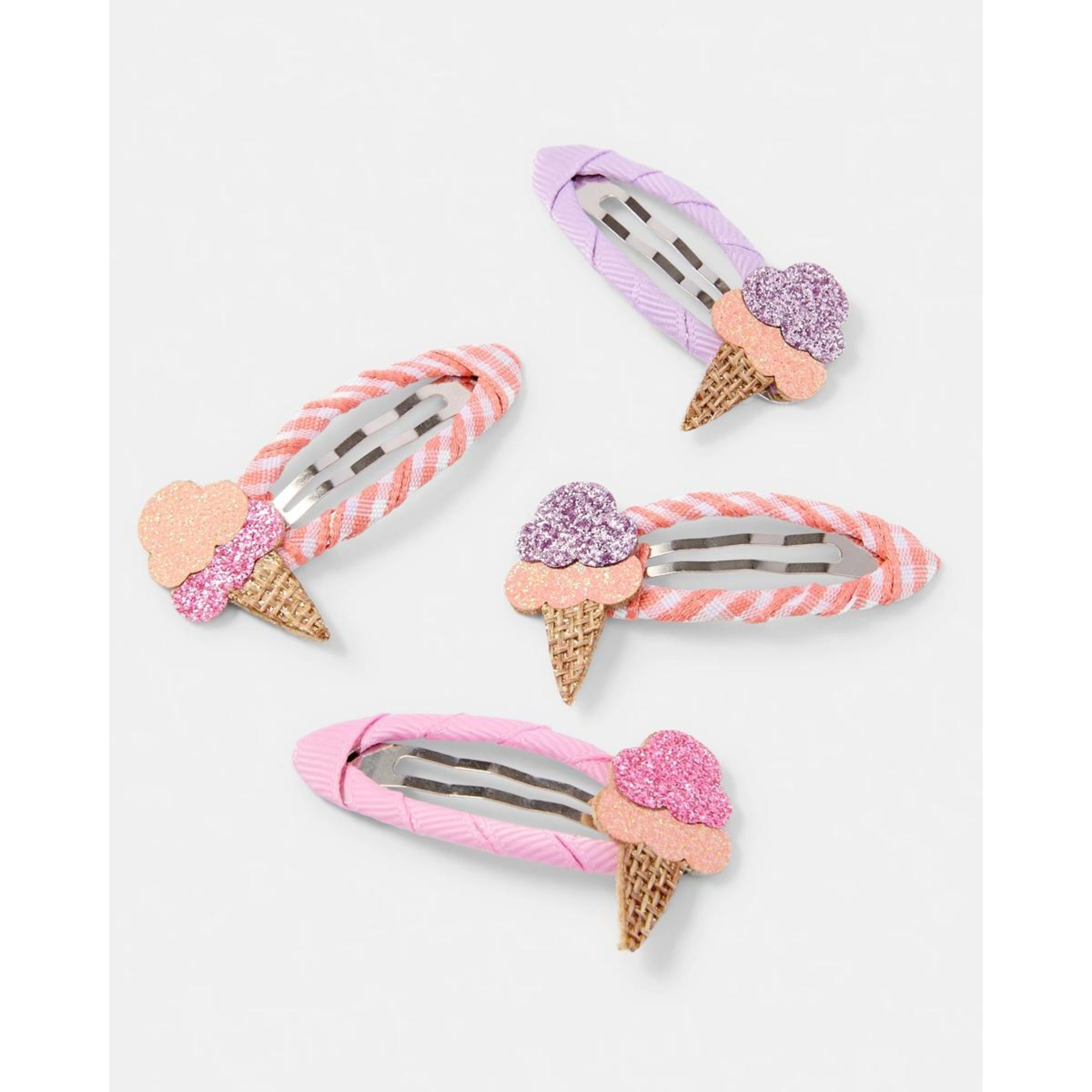 2 4 Pack Ice Cream Hair Clips, 2 of 3