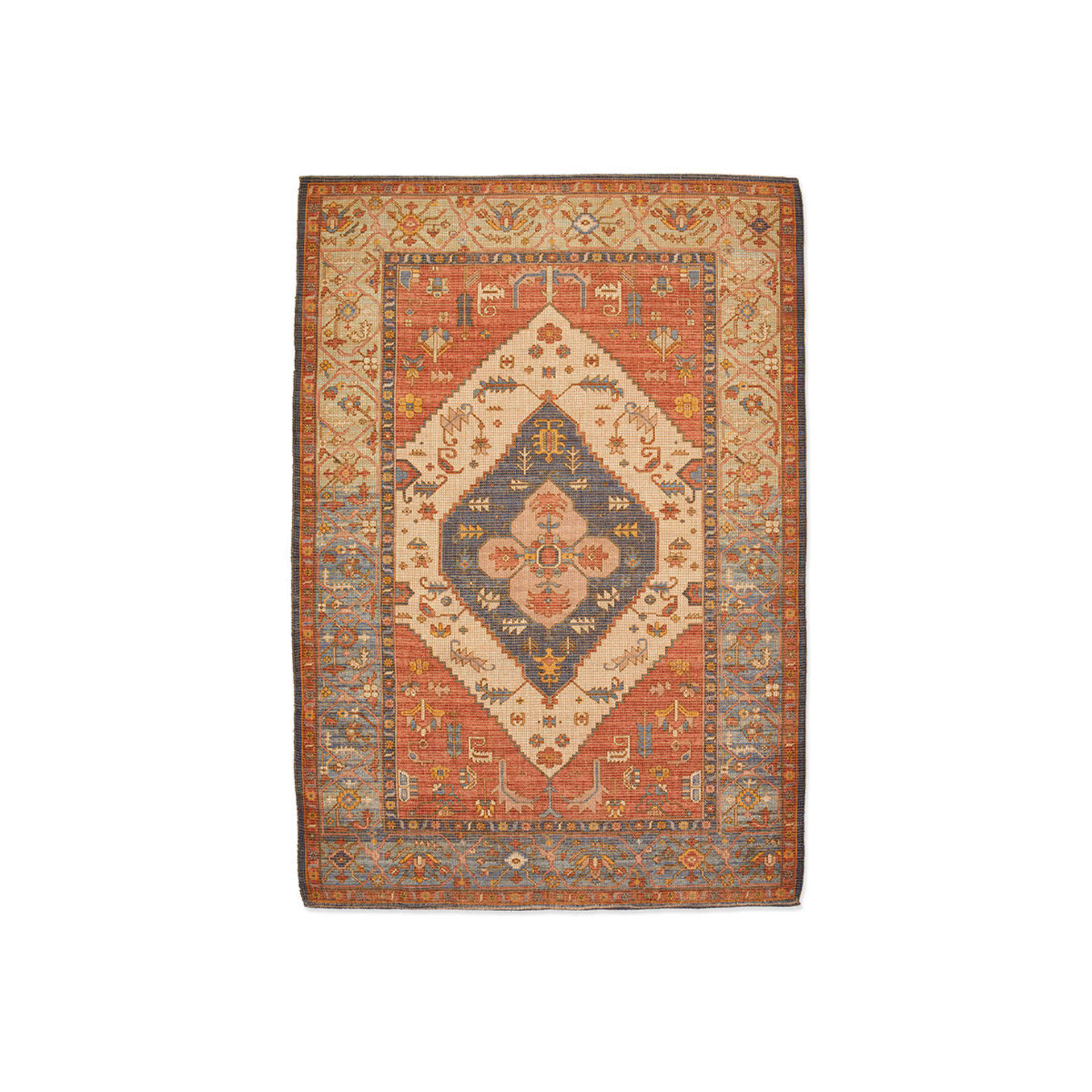 Cleo Rug Red, Large 235cm x 160cm Kmart