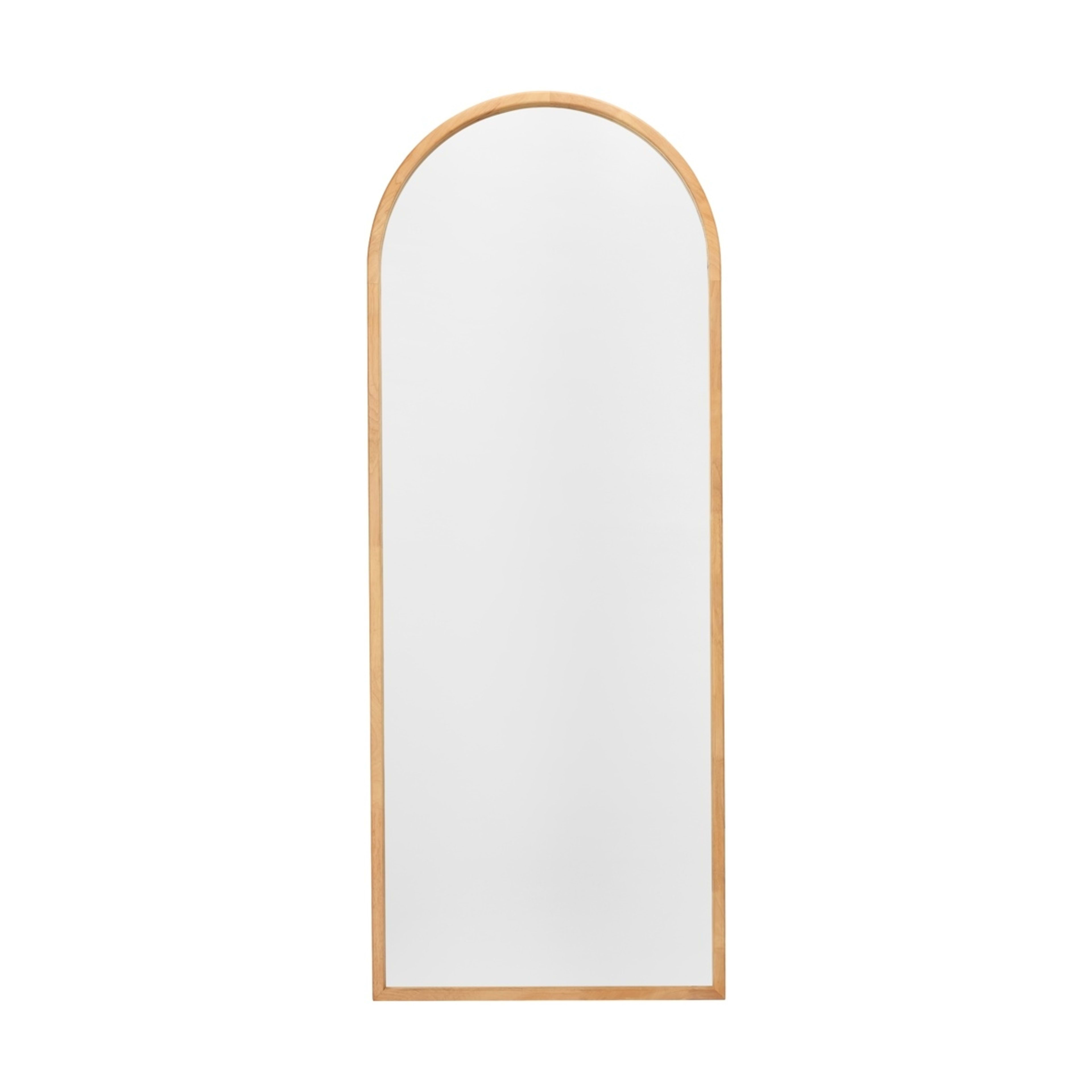 2 Oak Look Arch Mirror, 2 of 6