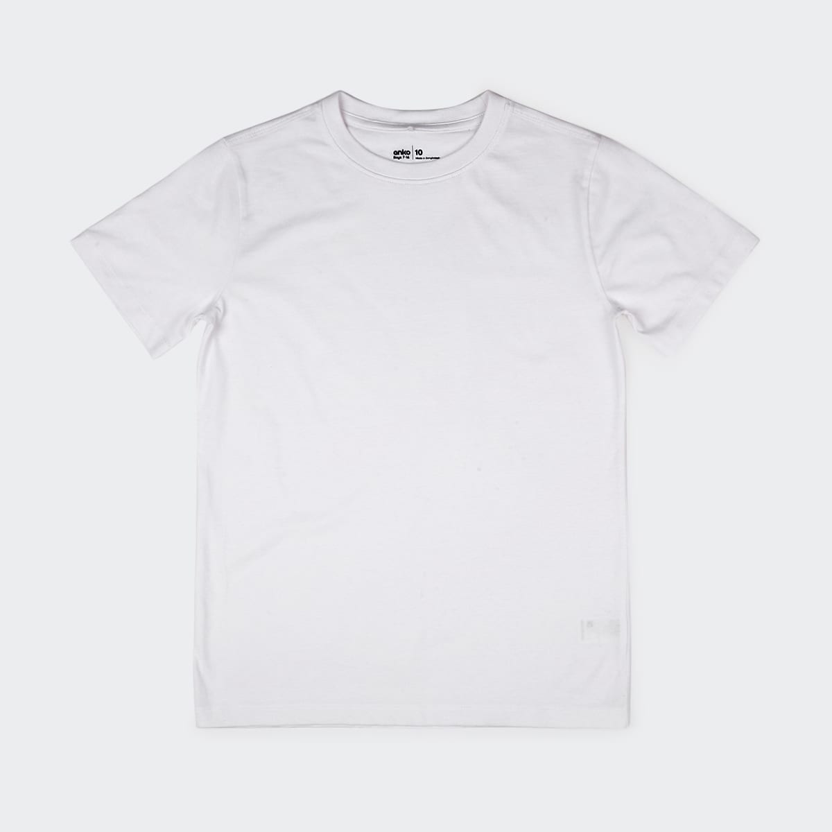 Short Sleeve Plain Crew T-shirt - Kmart