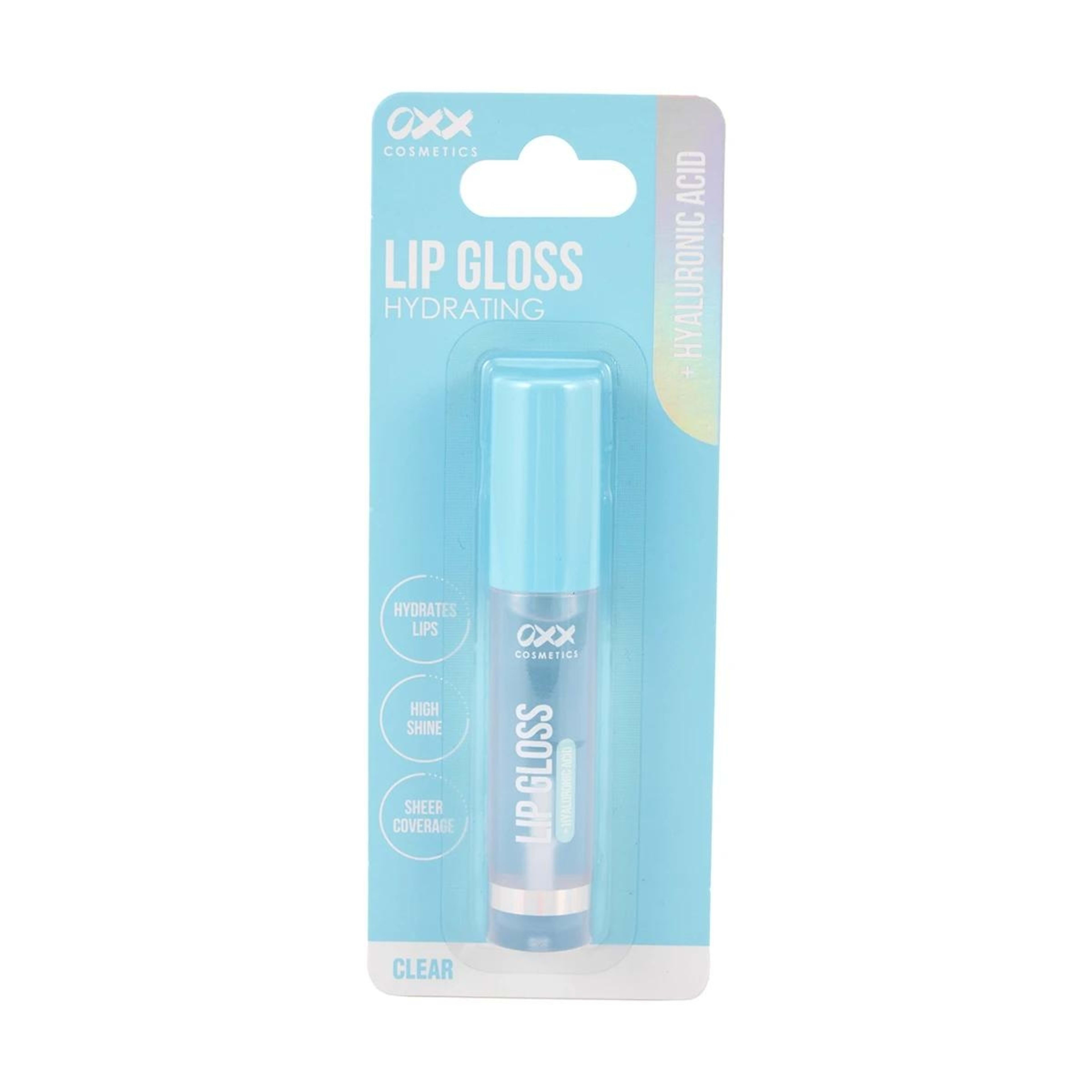 1 OXX Cosmetics Hydrating Lip Gloss - Clear, Hyaluronic Acid, 1 of 6