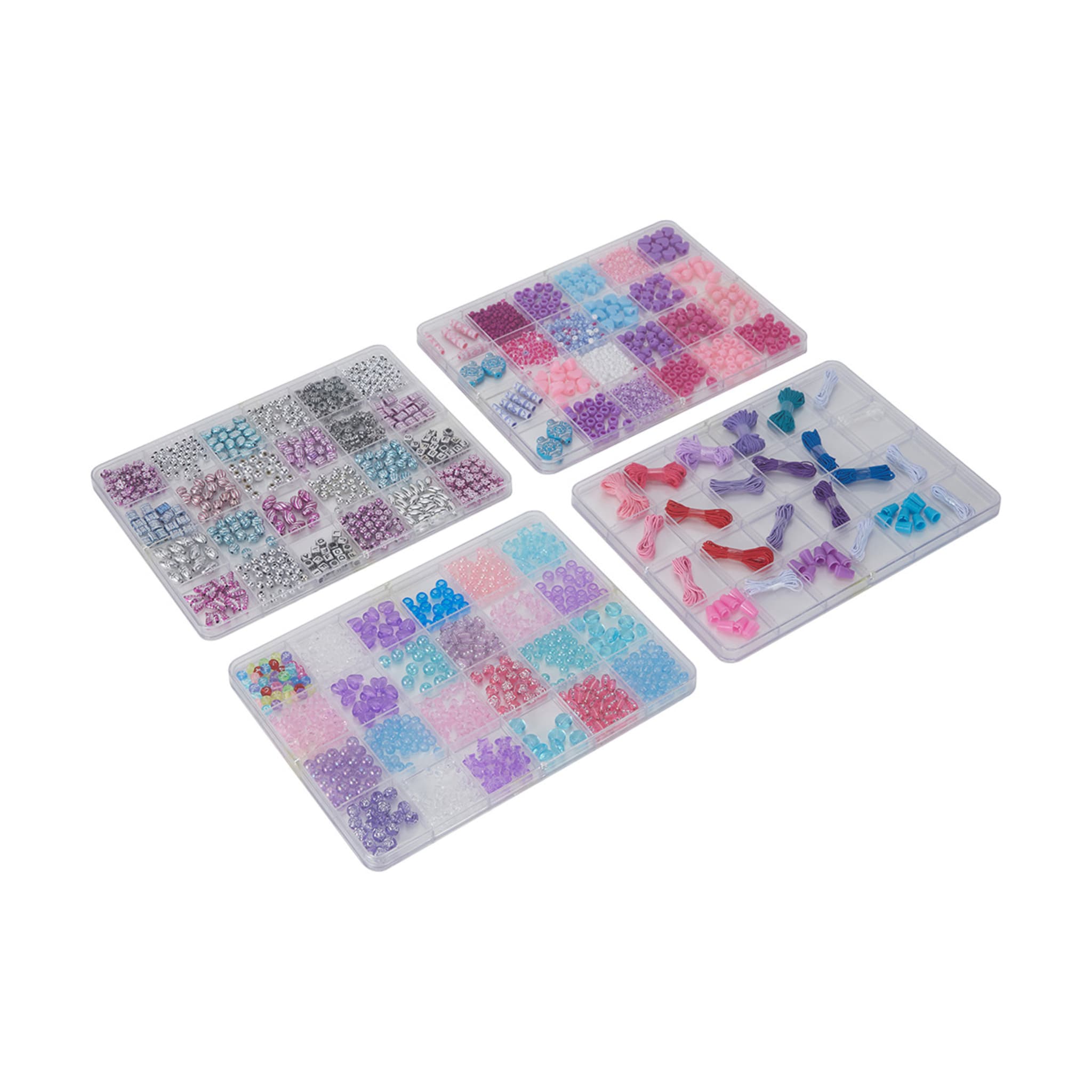 4 Tray Bead Set Kmart