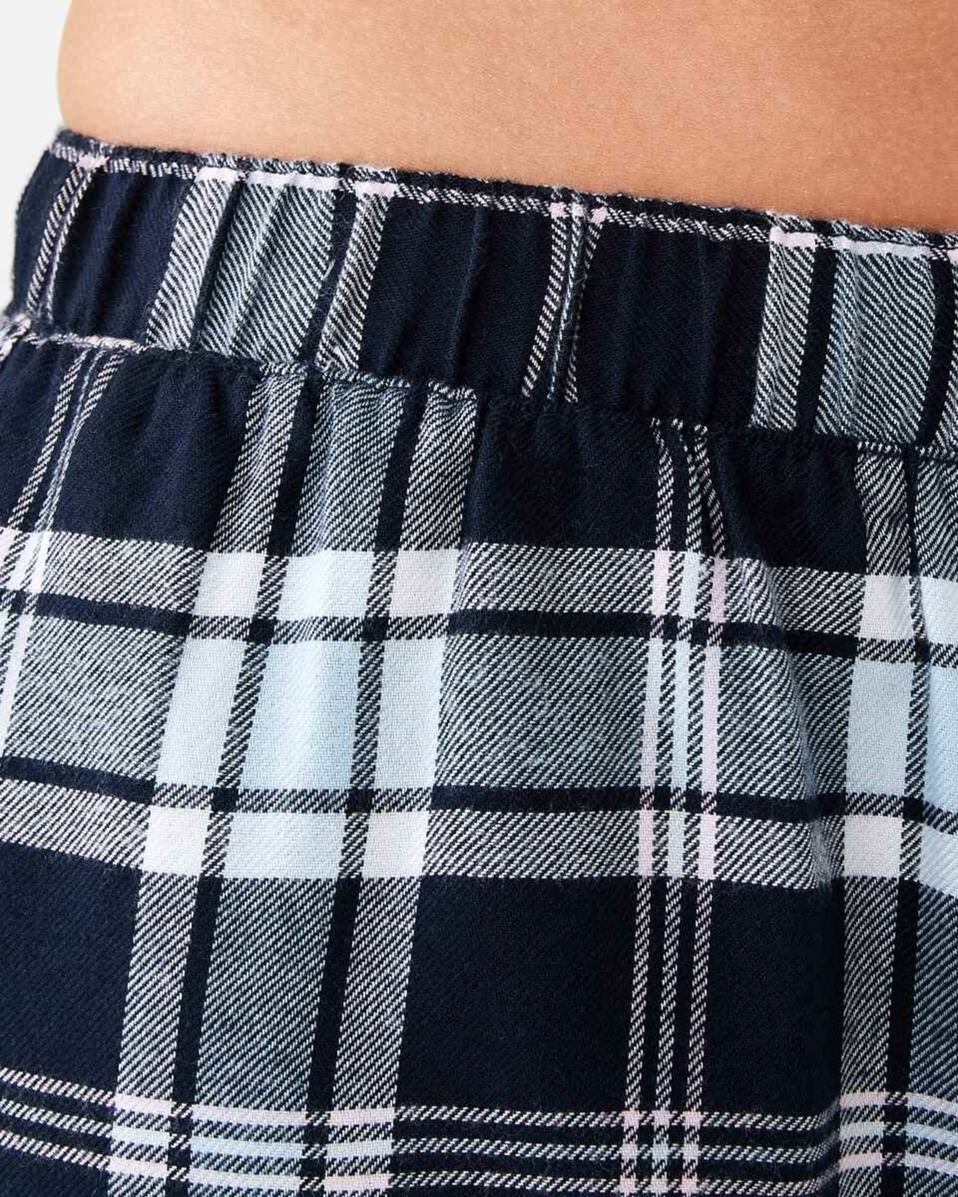 5 Boyfriend Flannel Shorts Plaid Ck N, 5 of 7