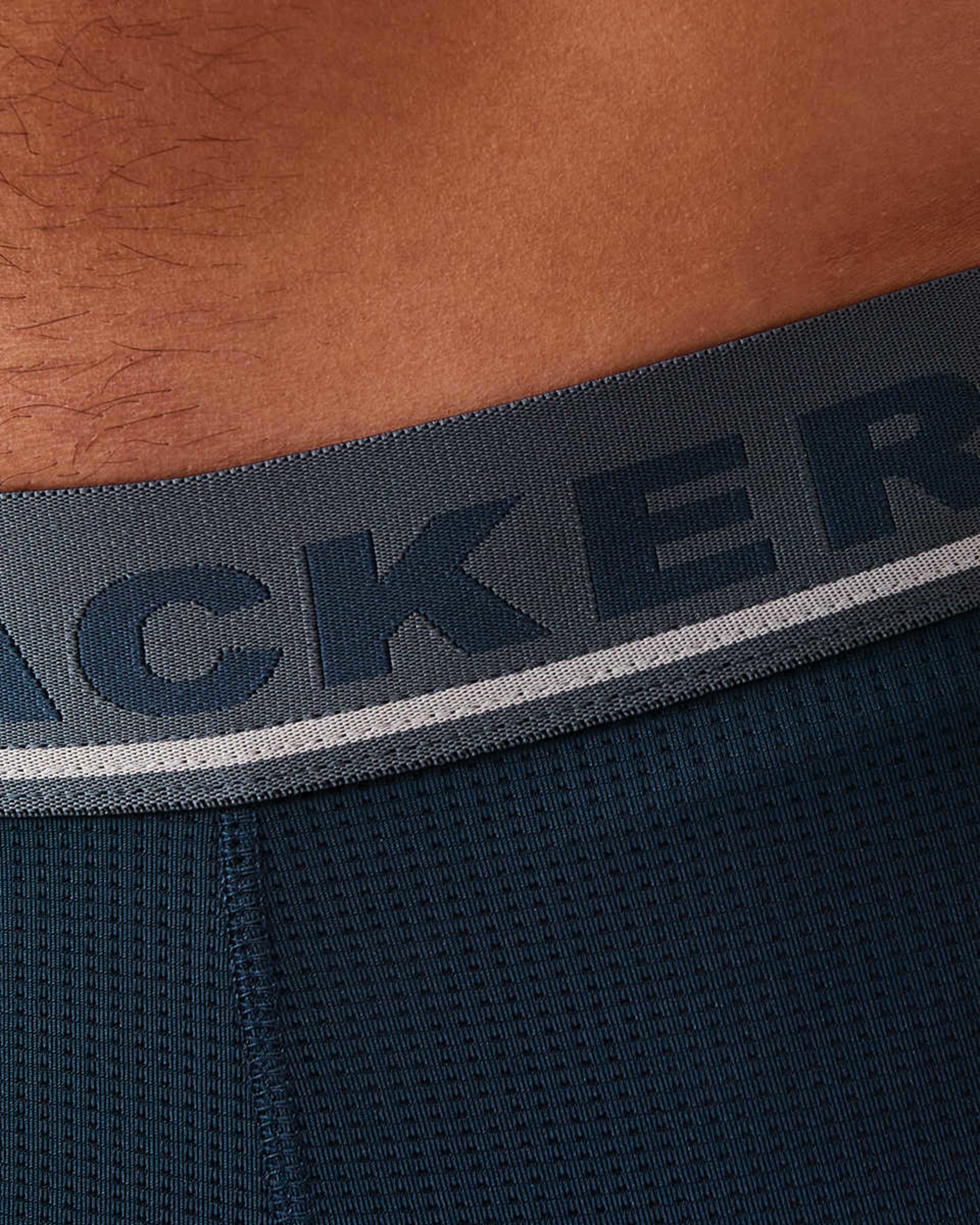 7 3 Pack Jackeroo Mid Length Mesh Trunks NAVY, 7 of 8