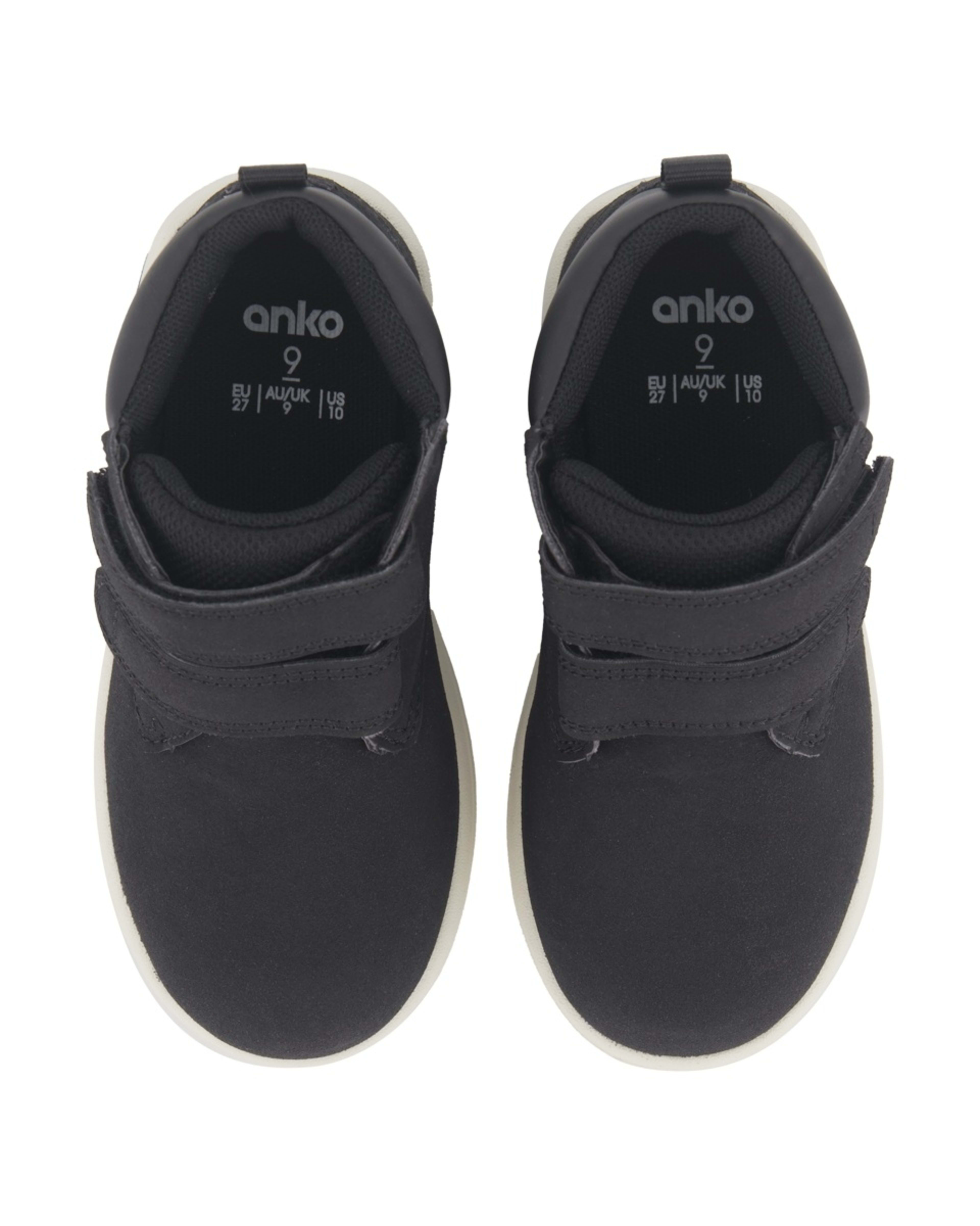 3 Junior Hi Top Casual Sneakers Black, 3 of 5