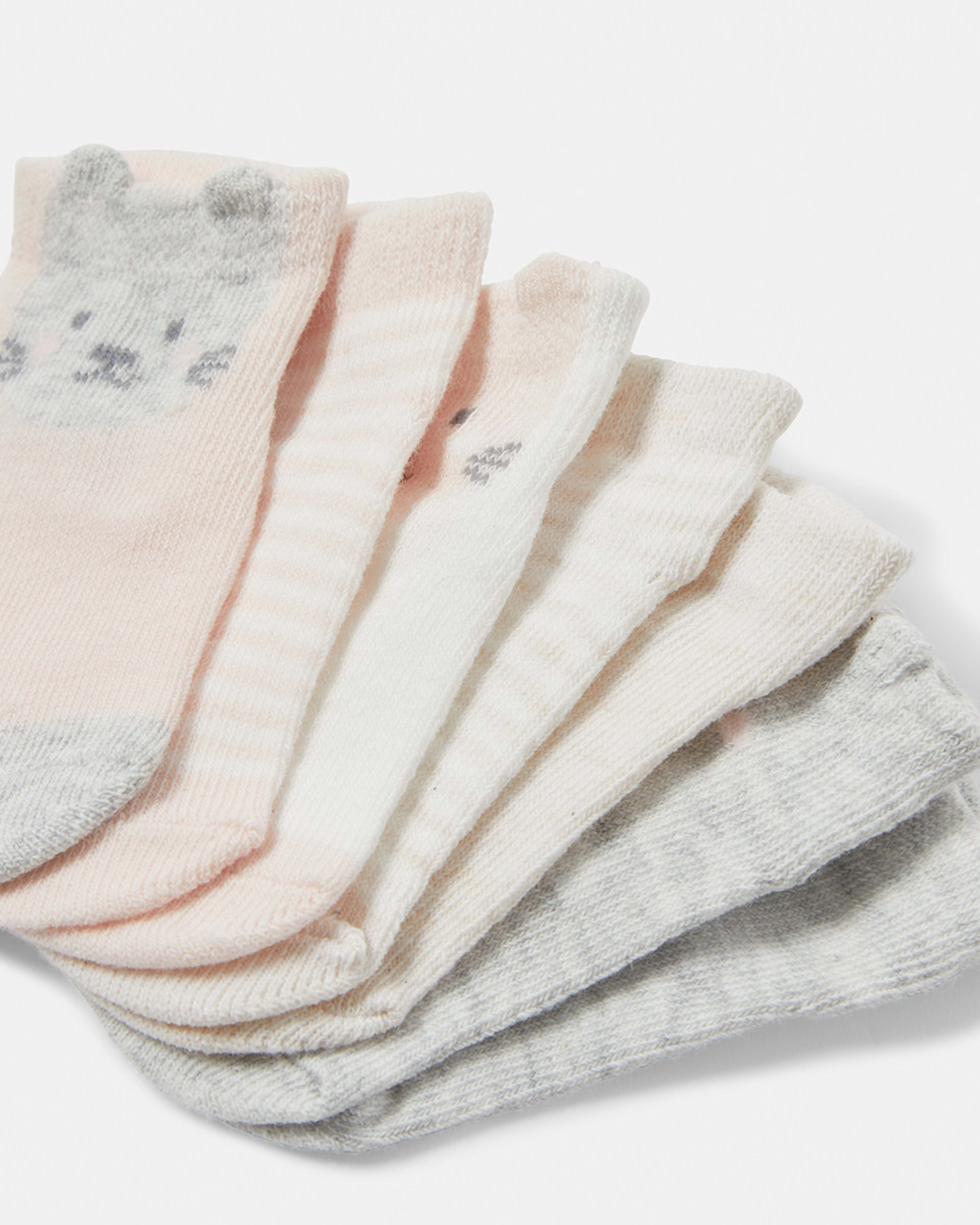 2 7 Pack Novelty Low Cut Socks Cat A, 2 of 3