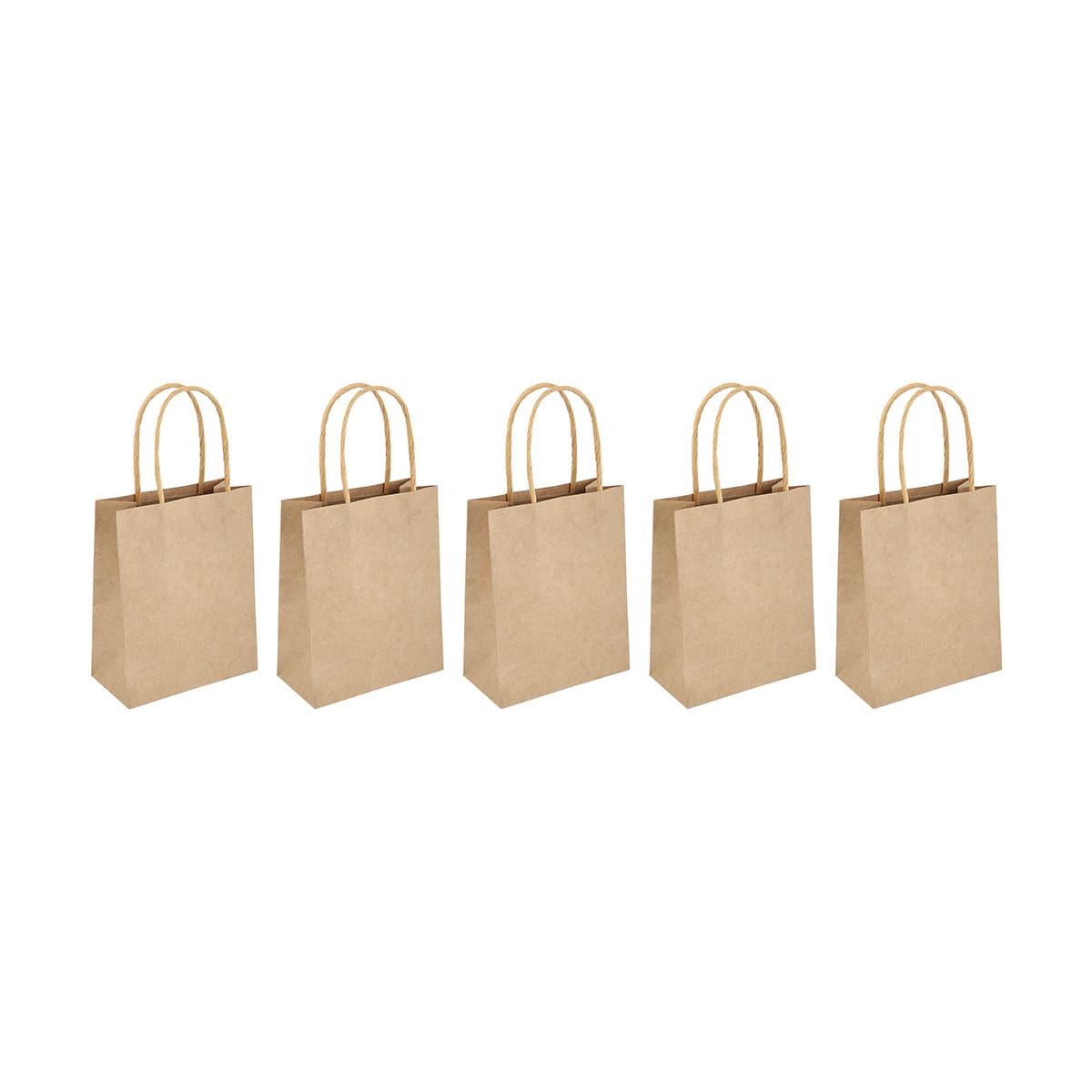 5 Pack Kraft Gift Bags Kmart