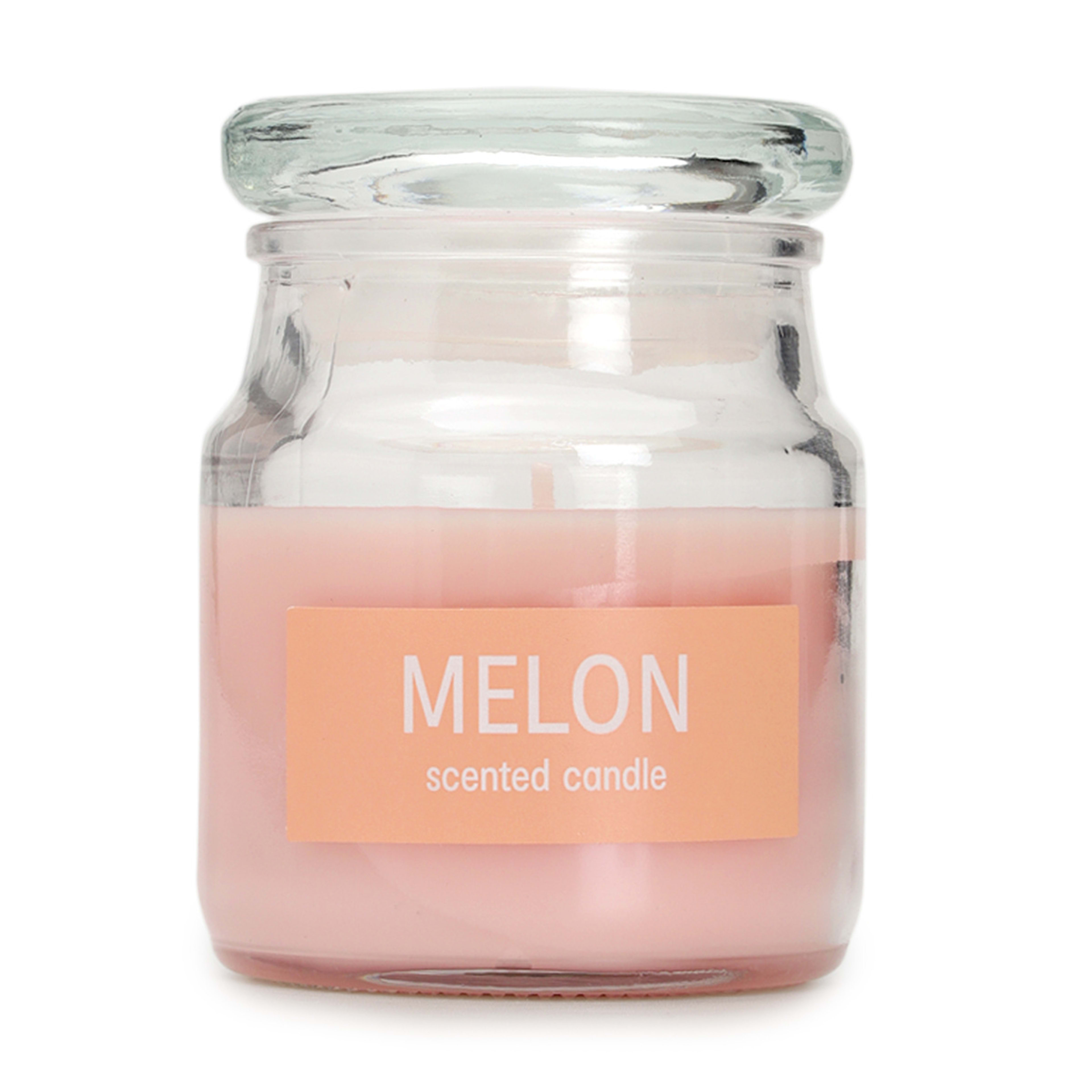 1 Melon Glass Jar Candle, 1 of 4